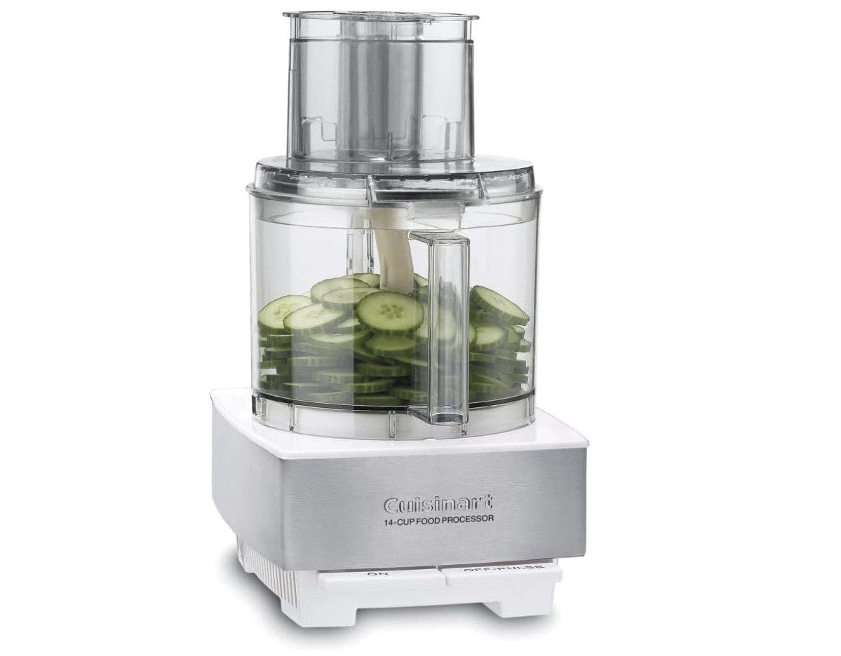 Cuisinart 14-Cup Food Processor Custom, White - Certified Refurbished