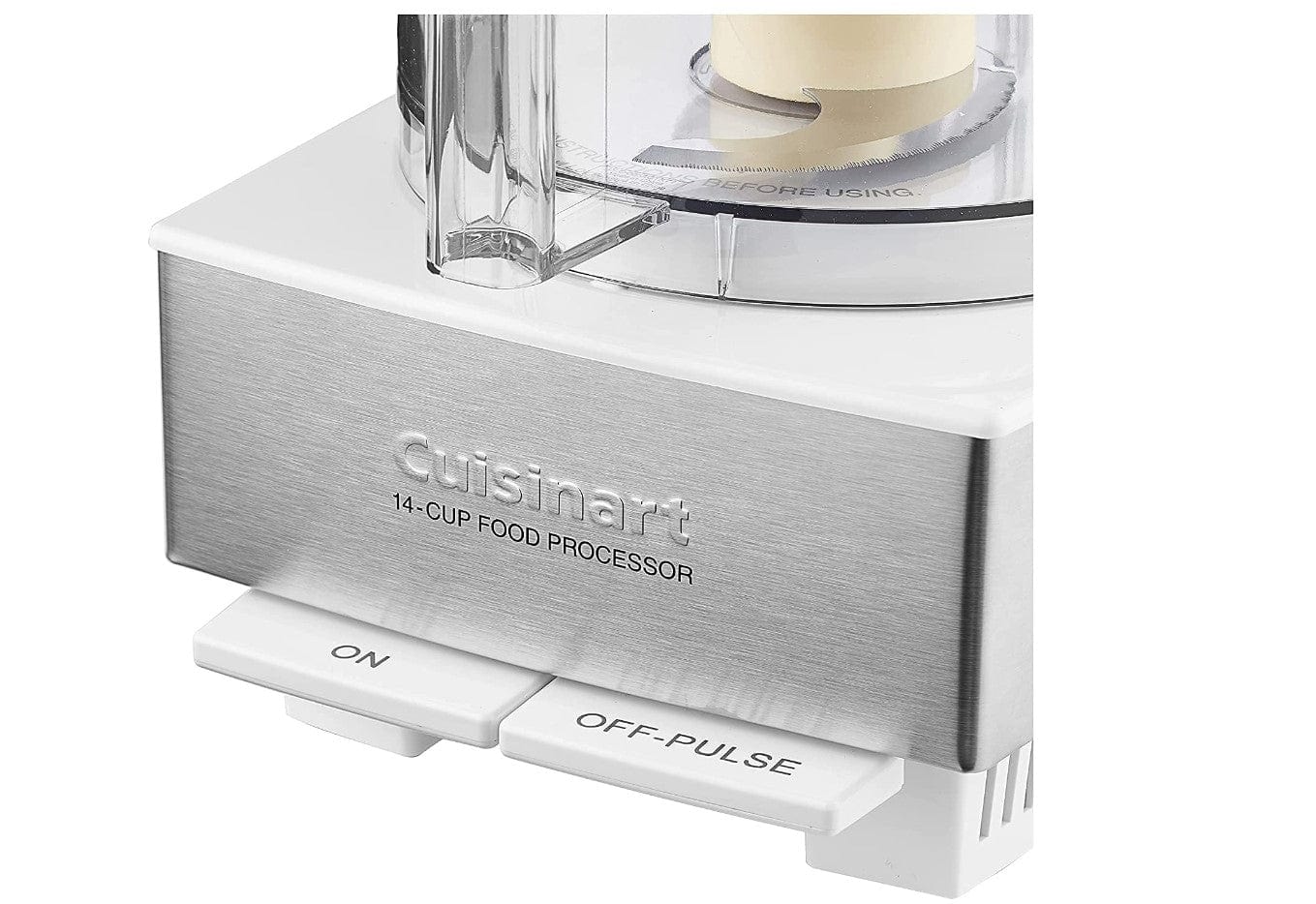 Cuisinart 14-Cup Food Processor Custom, White - Certified Refurbished