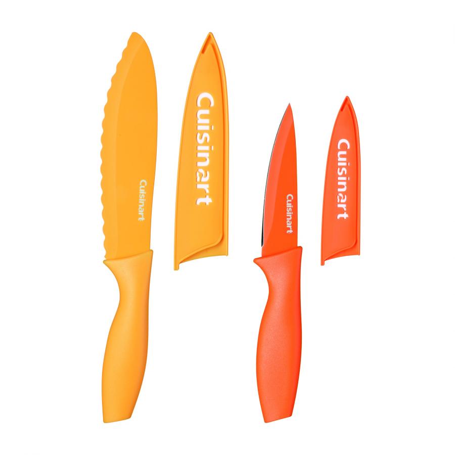 Cuisinart 4 Piece Nonstick Color Knife Set, Multicolor