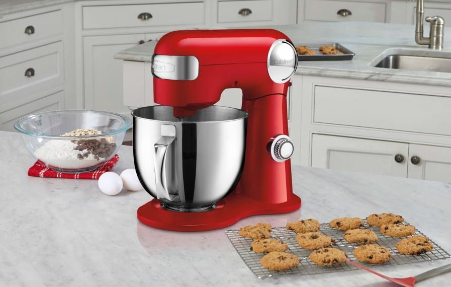 Cuisinart Precision Master 5.5-Quart Stand Mixer, Red