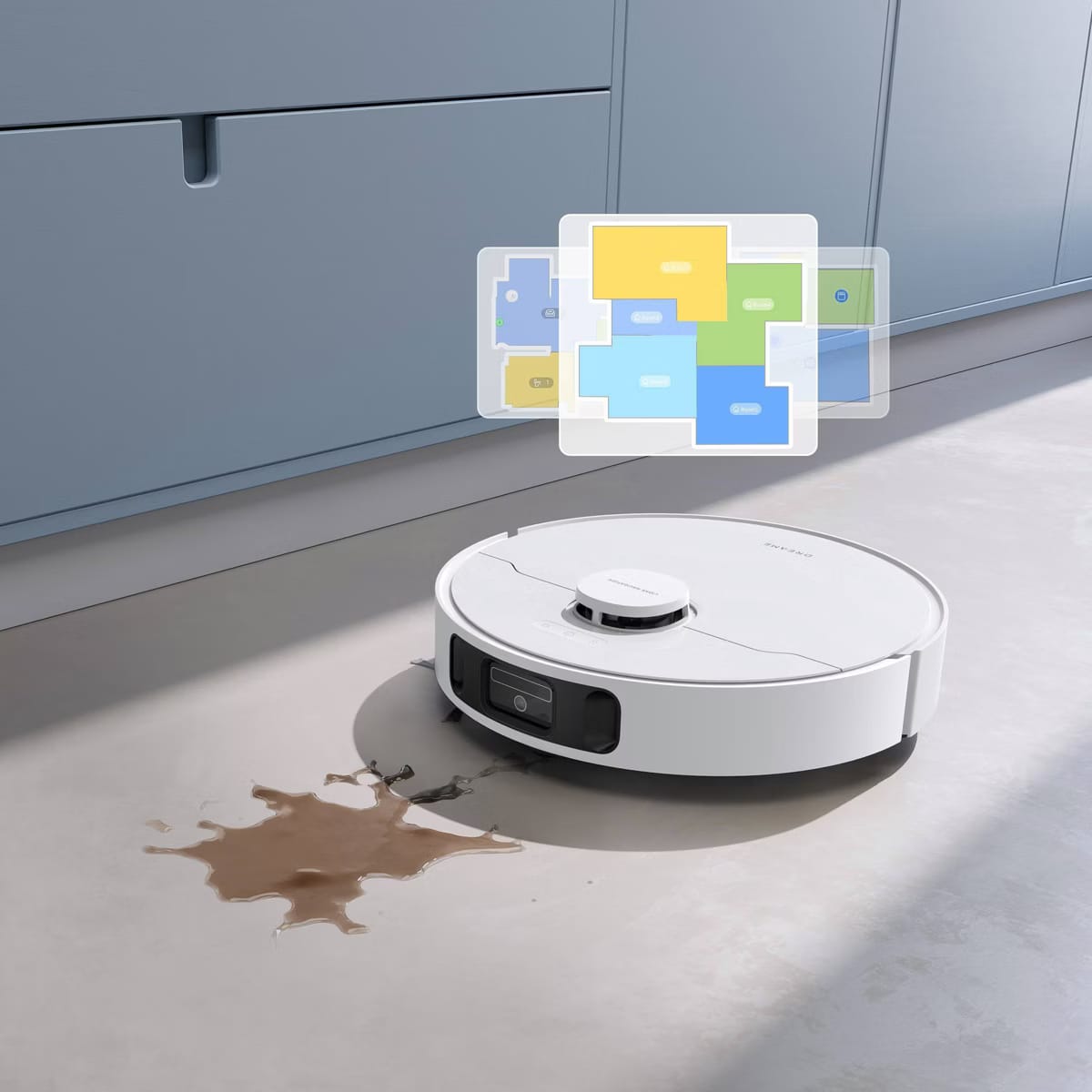 Dreame E30 Ultra Robot Vacuum and Mop with Self-Empty Base, Smart App & Voice Control, White