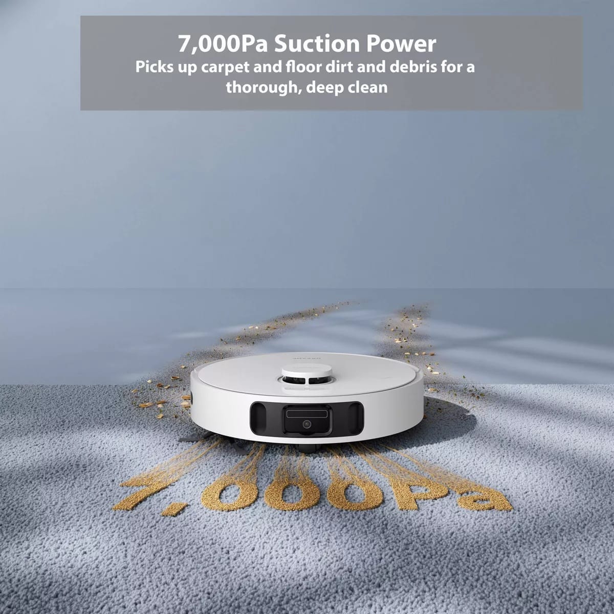 Dreame E30 Ultra Robot Vacuum and Mop with Self-Empty Base, Smart App & Voice Control, White
