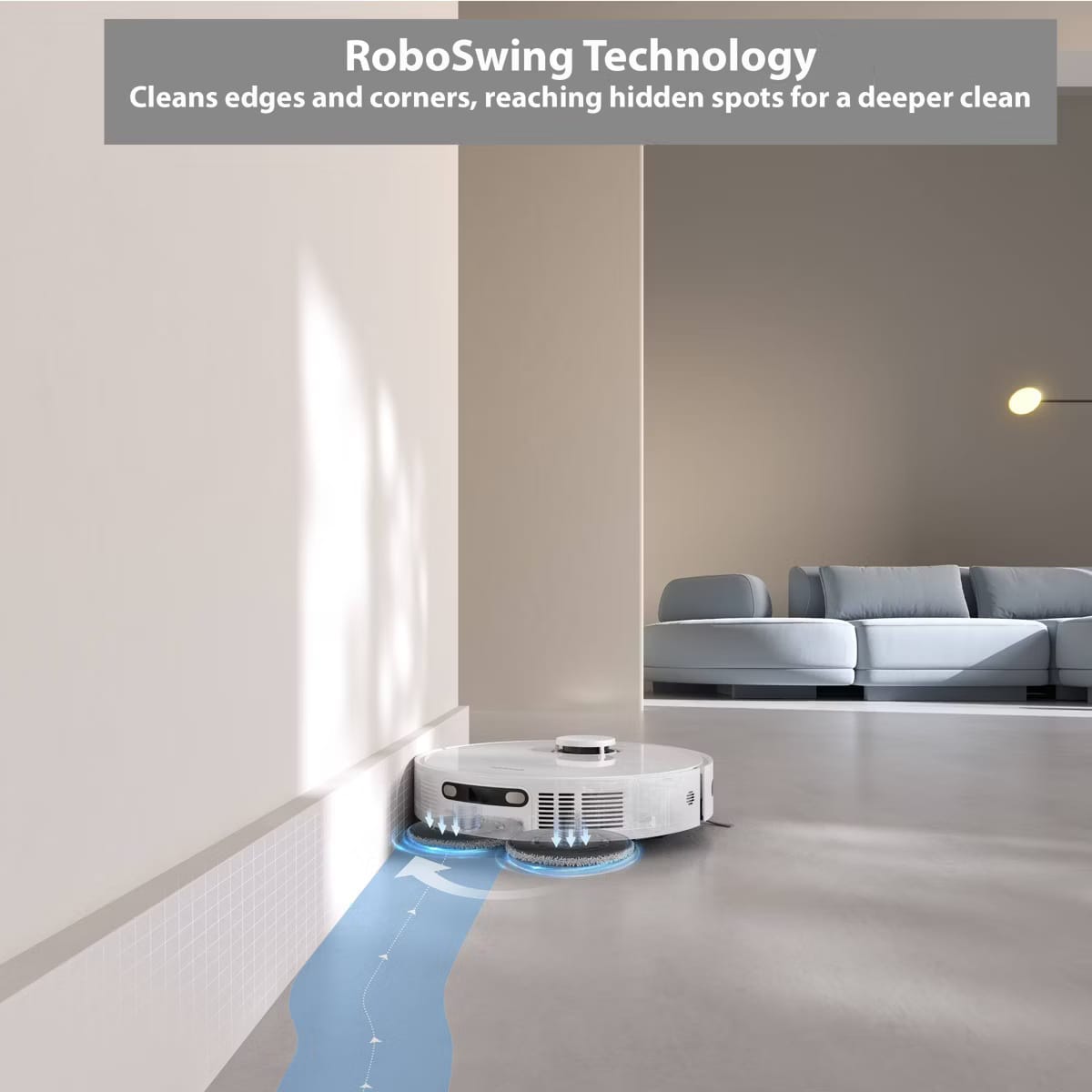 Dreame E30 Ultra Robot Vacuum and Mop with Self-Empty Base, Smart App & Voice Control, White
