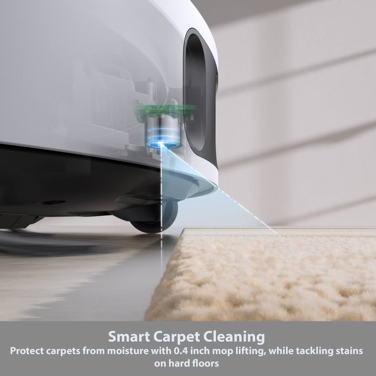 Dreame E30 Ultra Robot Vacuum and Mop with Self-Empty Base, Smart App & Voice Control, White