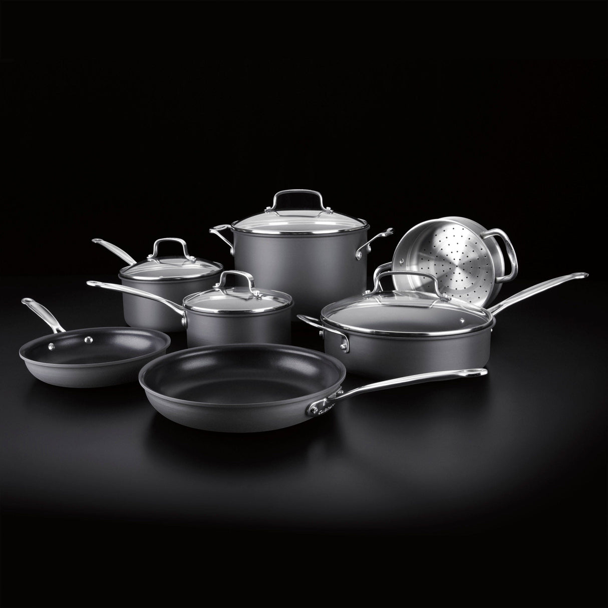 Cuisinart Chef's Classic™ Nonstick Hard Anodized 11 Piece Set, Black