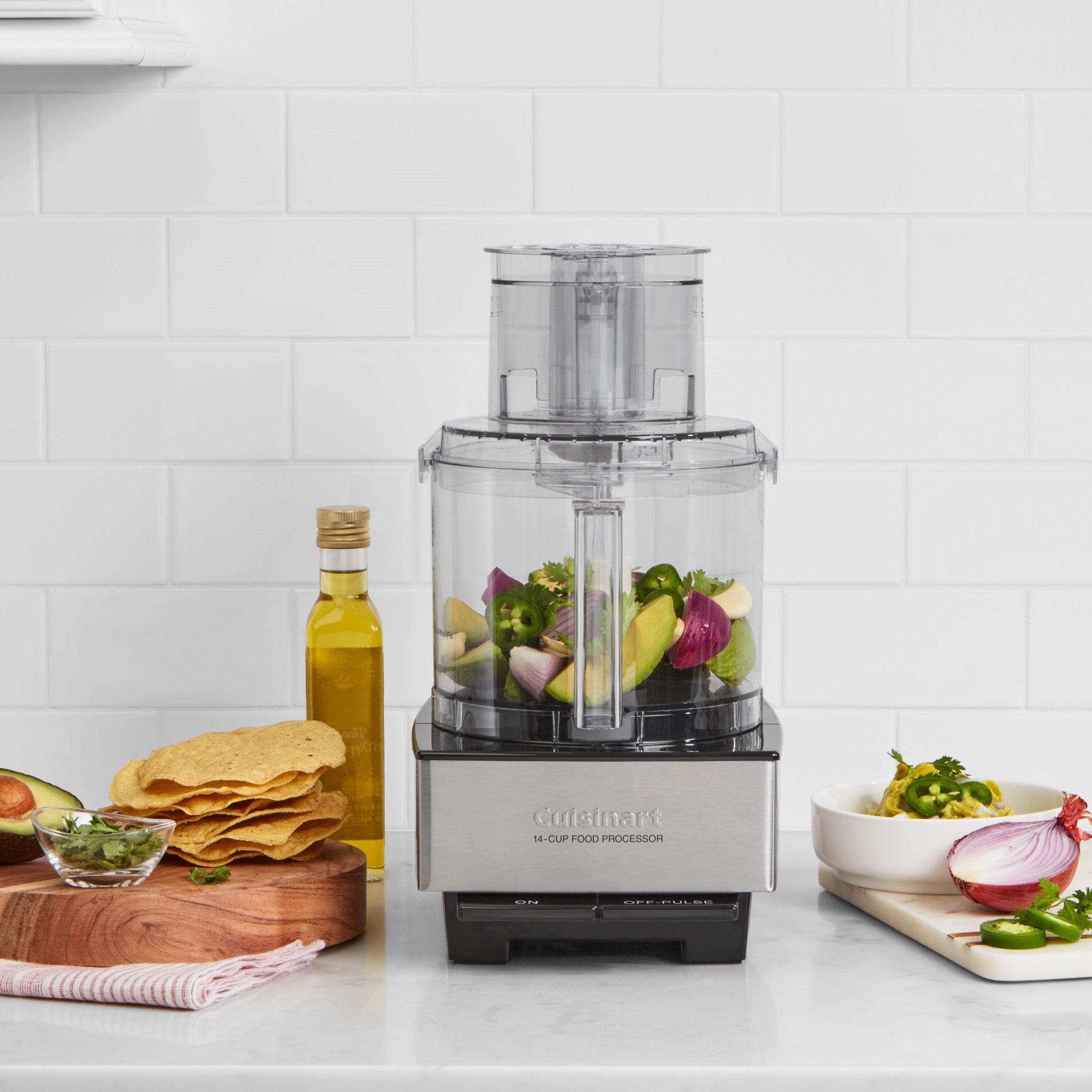 Cuisinart Custom 14 Cup Food Processor, Silver