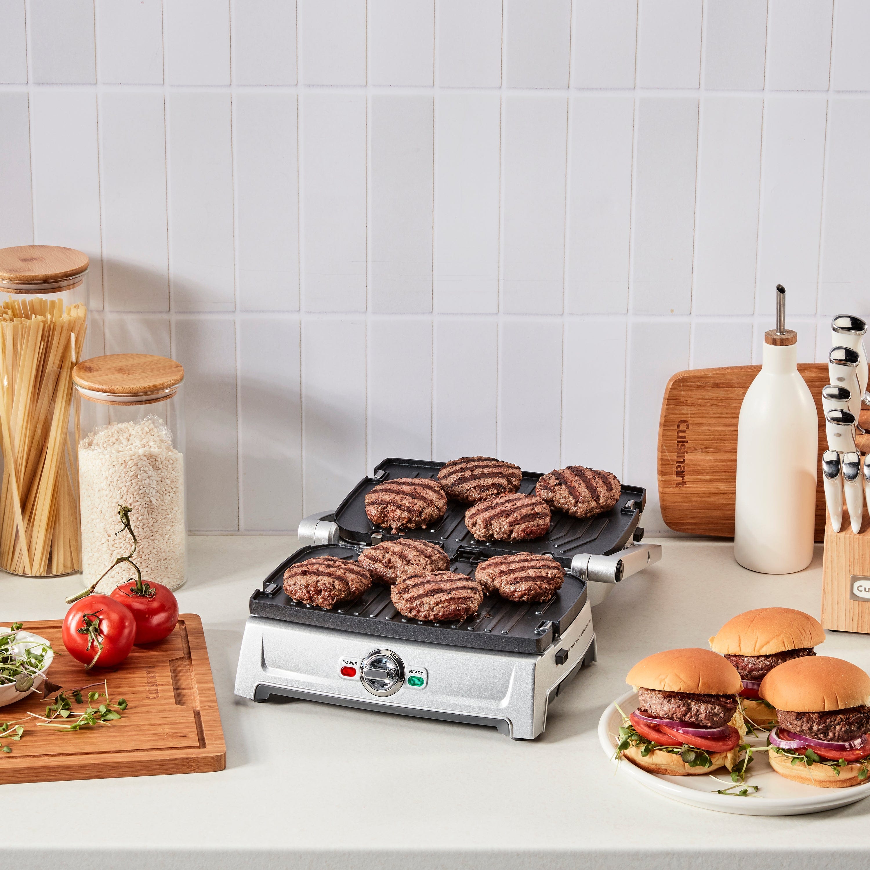 Cuisinart Griddler® Compact Indoor Grill, Griddle, and Panini Press, Black