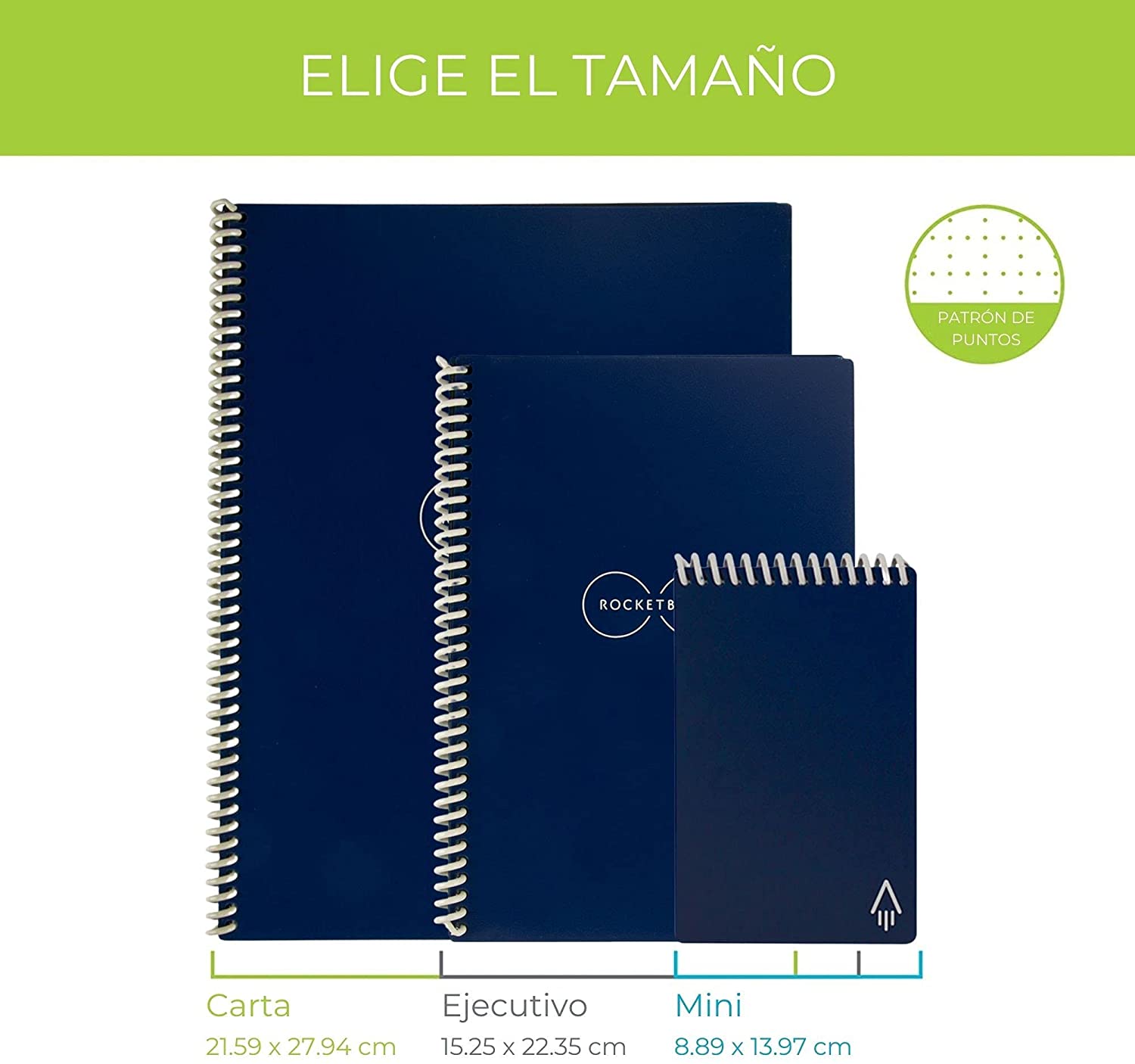 Rocketbook Everlast Mini Smart Reusable Notebook, Atomic Red