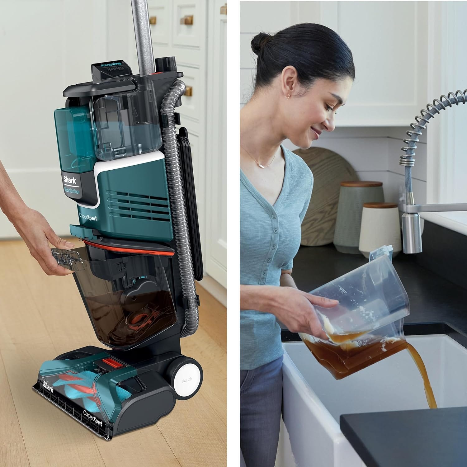 Shark CarpetXpert Carpet Shampooer, Area Rug & Upholstery Cleaner, Teal - Open Box