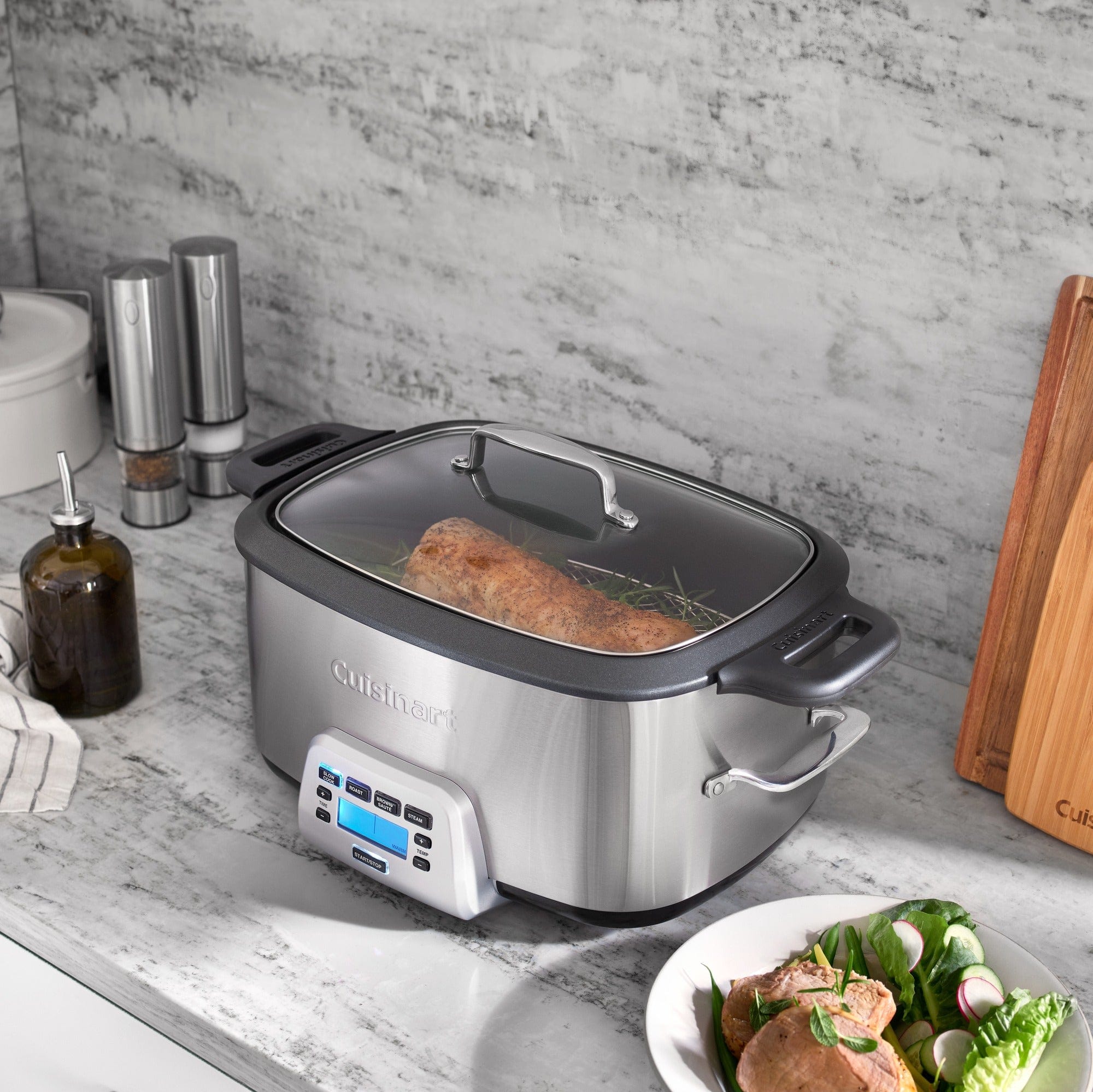 Cuisinart 7-Quart 4-in-1 Cook Central Multicooker, Silver