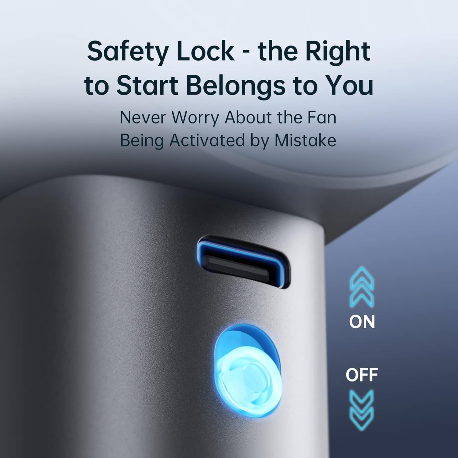 JisuLife Portable Handheld Fan Pro 1S, 1-100 Speed, Adjustable Turbo Mini Rechargeable Personal Fan, Dark Grey