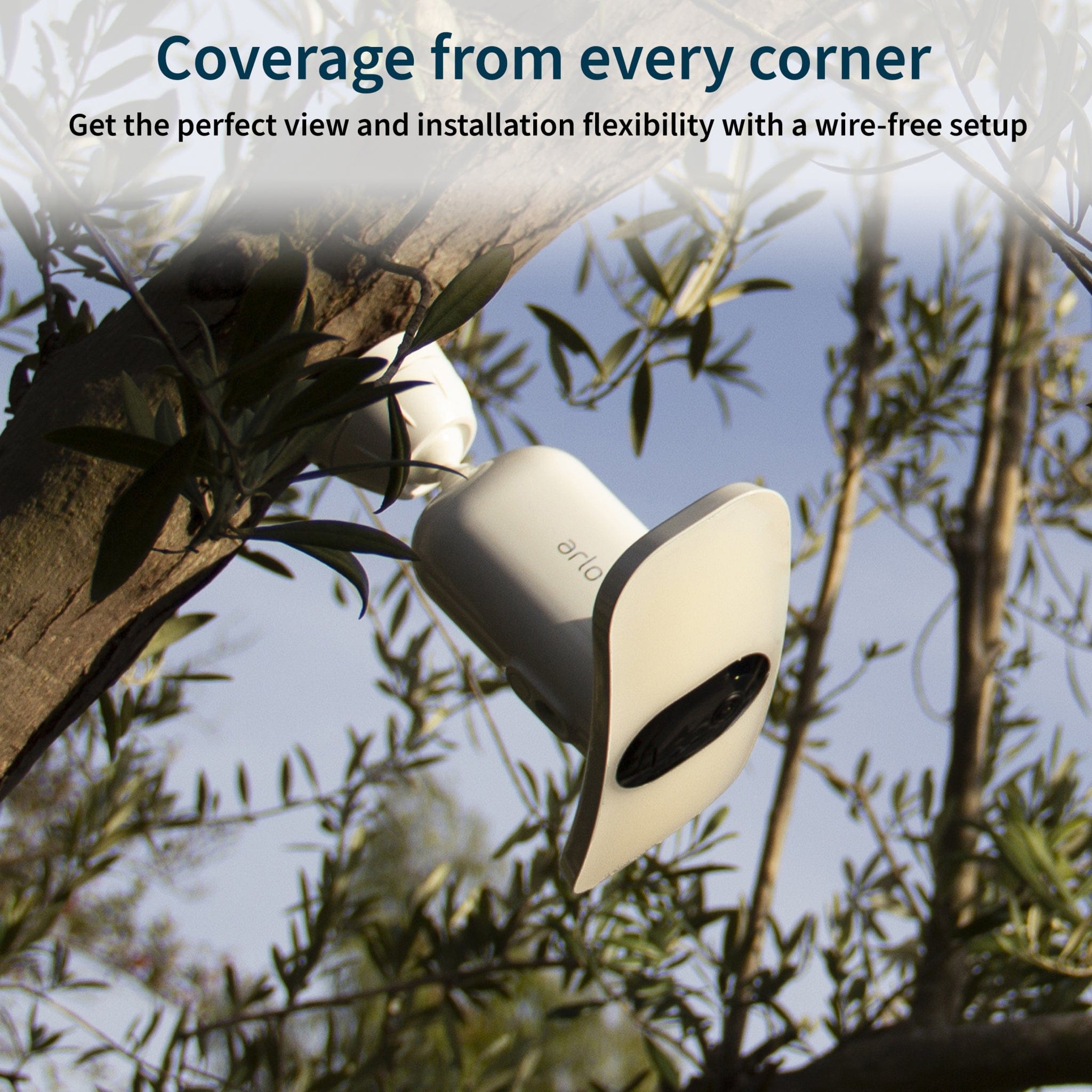 Arlo Pro 3 Floodlight Security & Surveillance Smart Camera White - Certified Refurbished