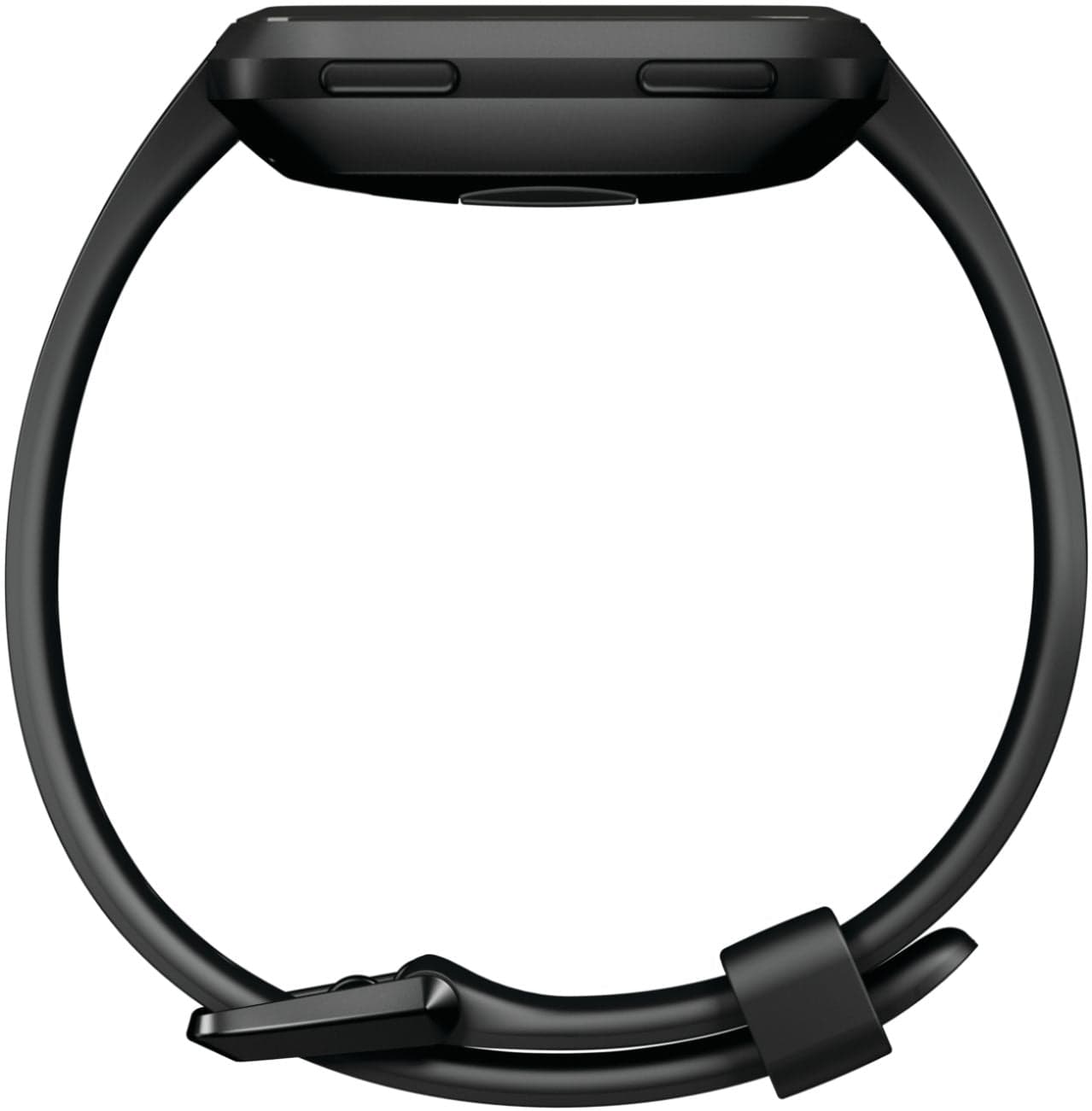 Fitbit Versa Smart Watch, Black/Black Aluminium, One Size (S & L Bands Included) - Certified Refurbished