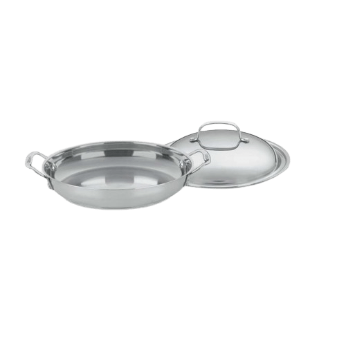 Cuisinart Chef's Classic™ Stainless 12" Everyday Pan with Medium Dome Cover, Silver