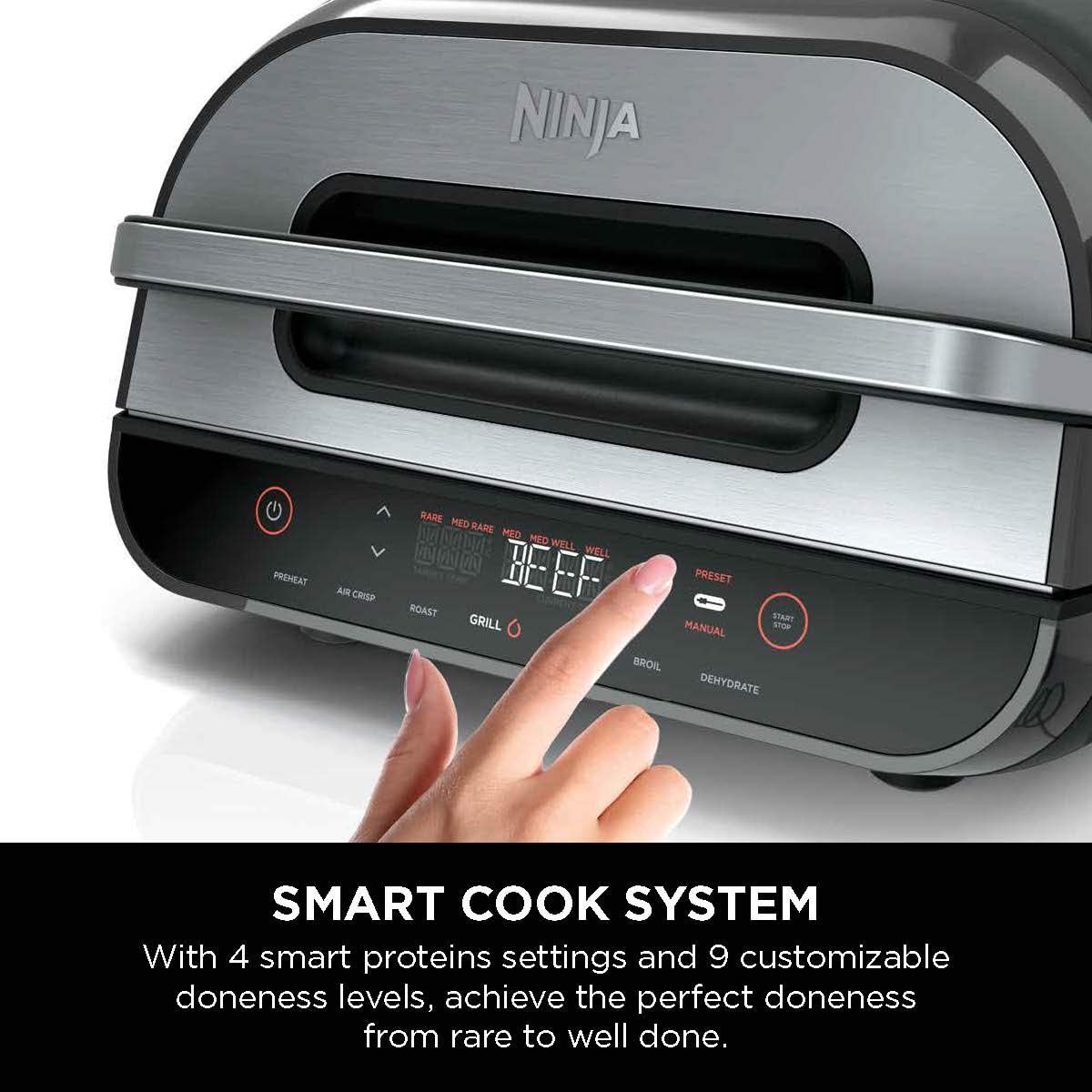 Ninja Foodi Smart 6 in 1 Indoor Grill with Air Fryer
