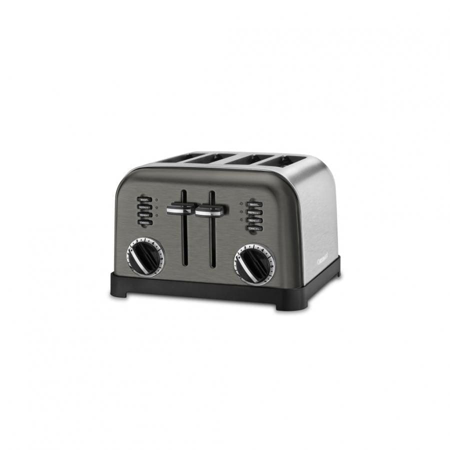 Cuisinart 4 Slice Metal Classic Toaster, Black