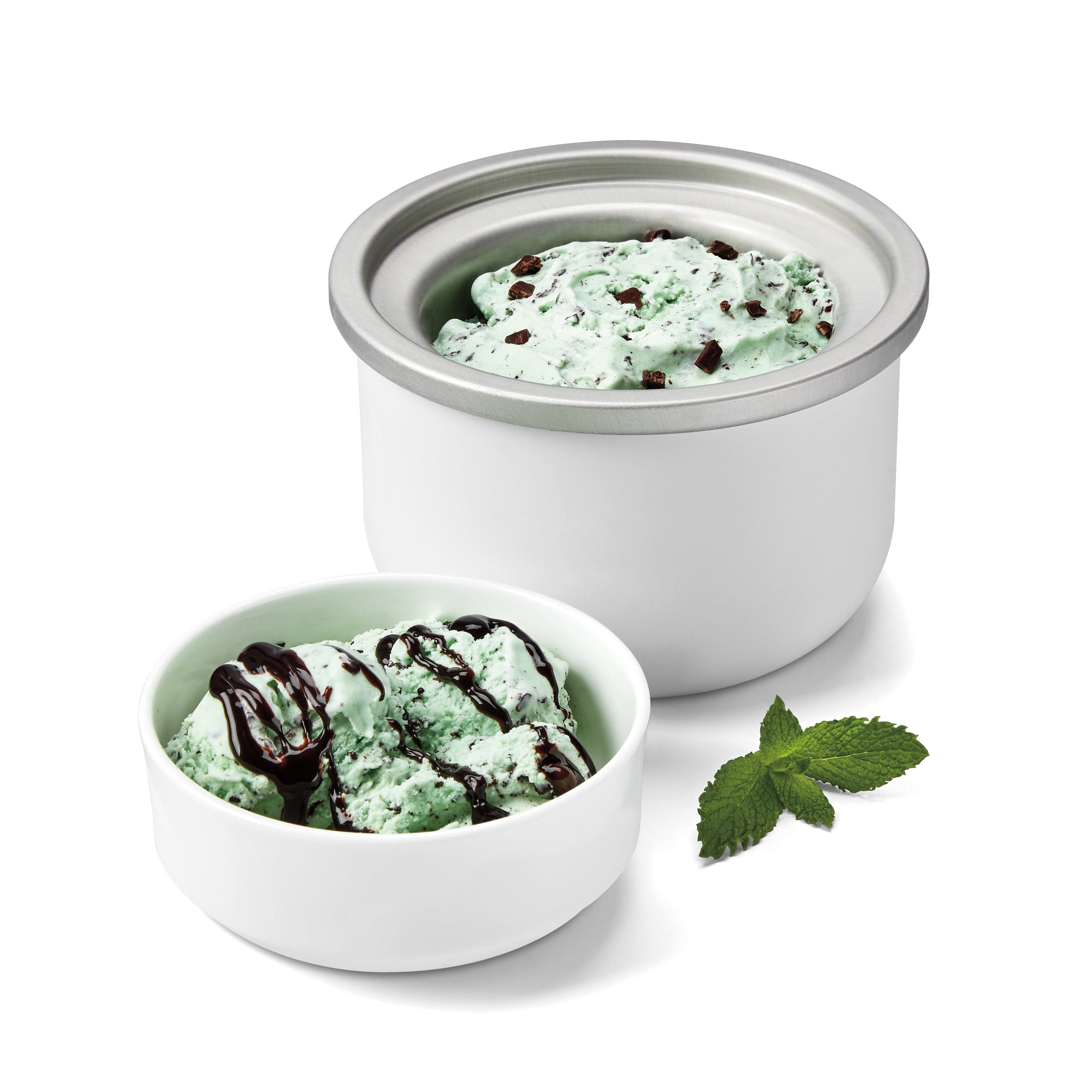 Cuisinart 1 Pint Wonder Ice Cream Maker Freezer Bowl, White