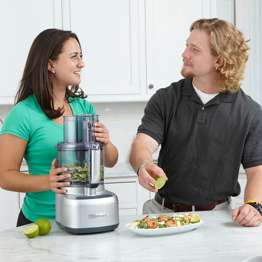 Cuisinart Elemental 11-Cup 550 Watt Food Processor, Silver - Certified Refurbished
