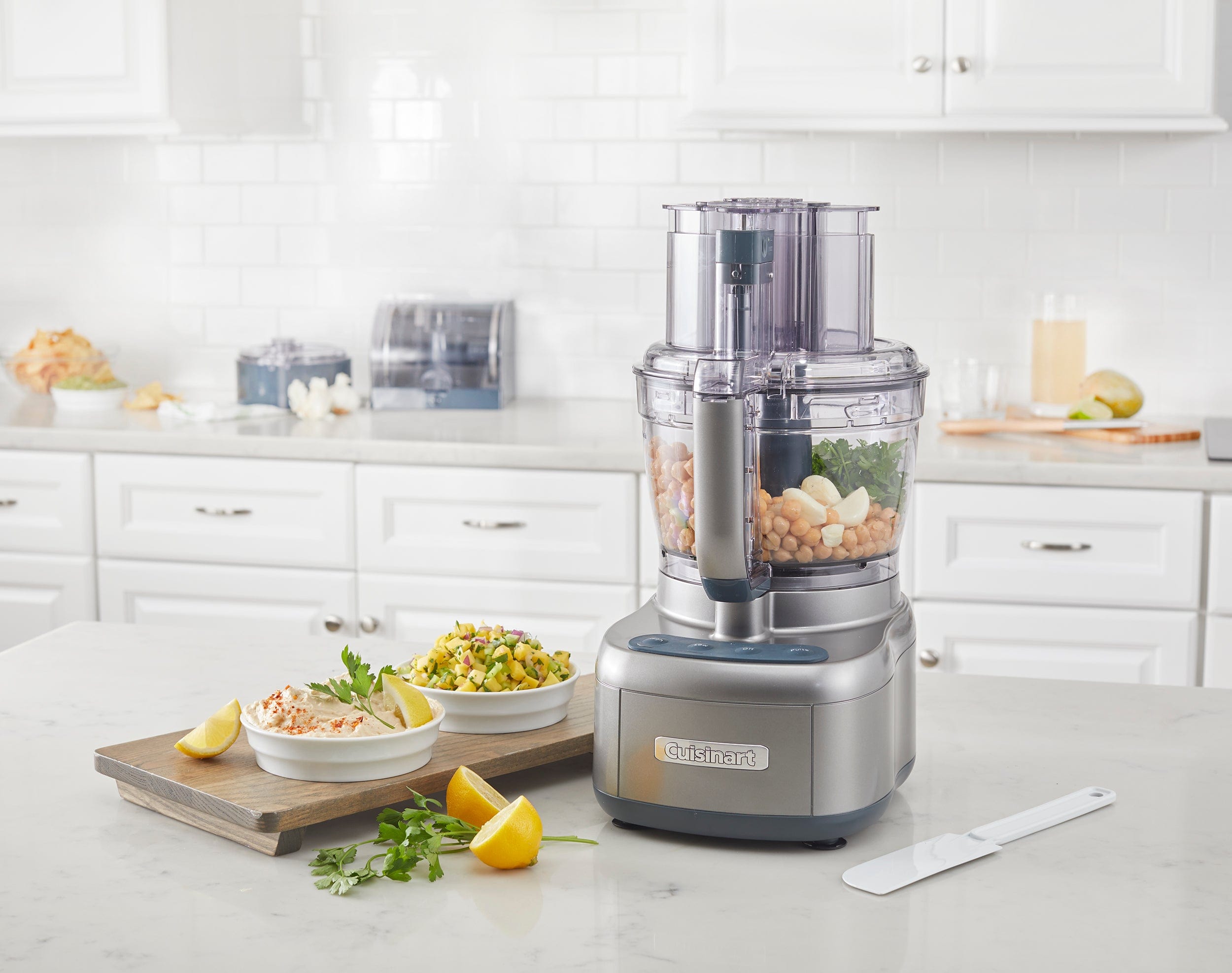 Cuisinart Elemental 13-Cup Food Processor and Dicing Kit, Silver - Certified Refurbished