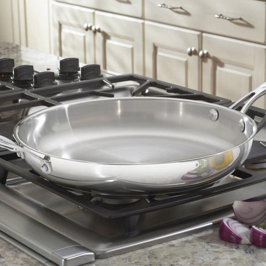 Cuisinart Chef's Classic™ Stainless 12'' Skillet with Helper Handle, Silver