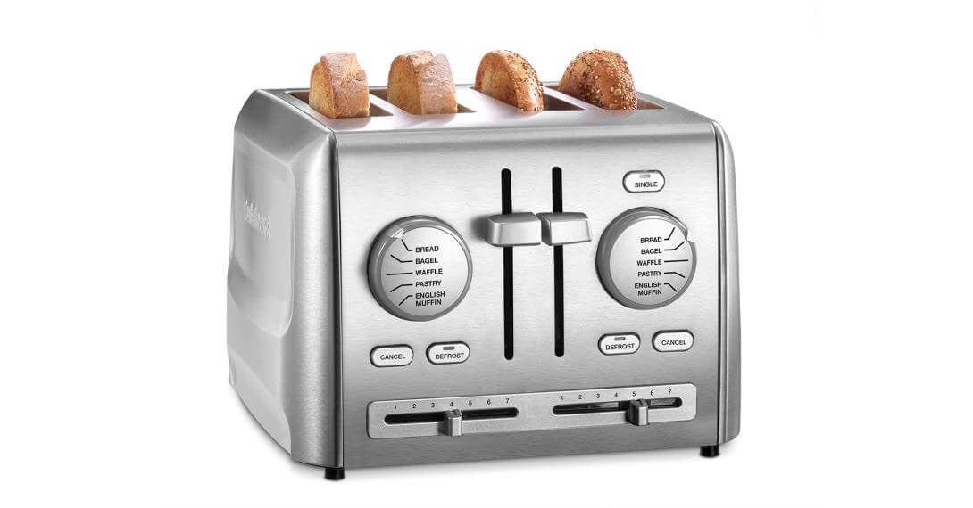 Cuisinart 4 Slice Custom Select Toaster, Silver