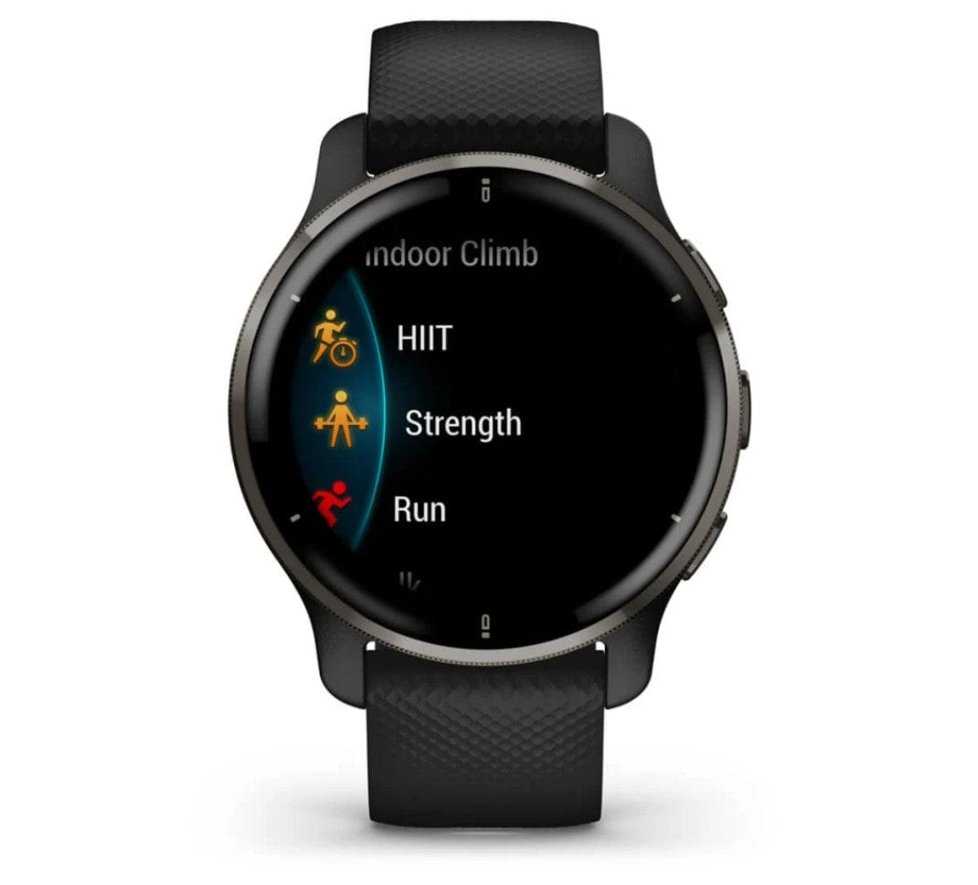 Garmin Venu 2 Plus Passivated GPS Smartwatch Black/Slate - Certified Refurbished