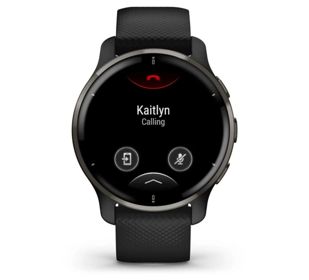 Garmin Venu 2 Plus Passivated GPS Smartwatch Black/Slate - Certified Refurbished