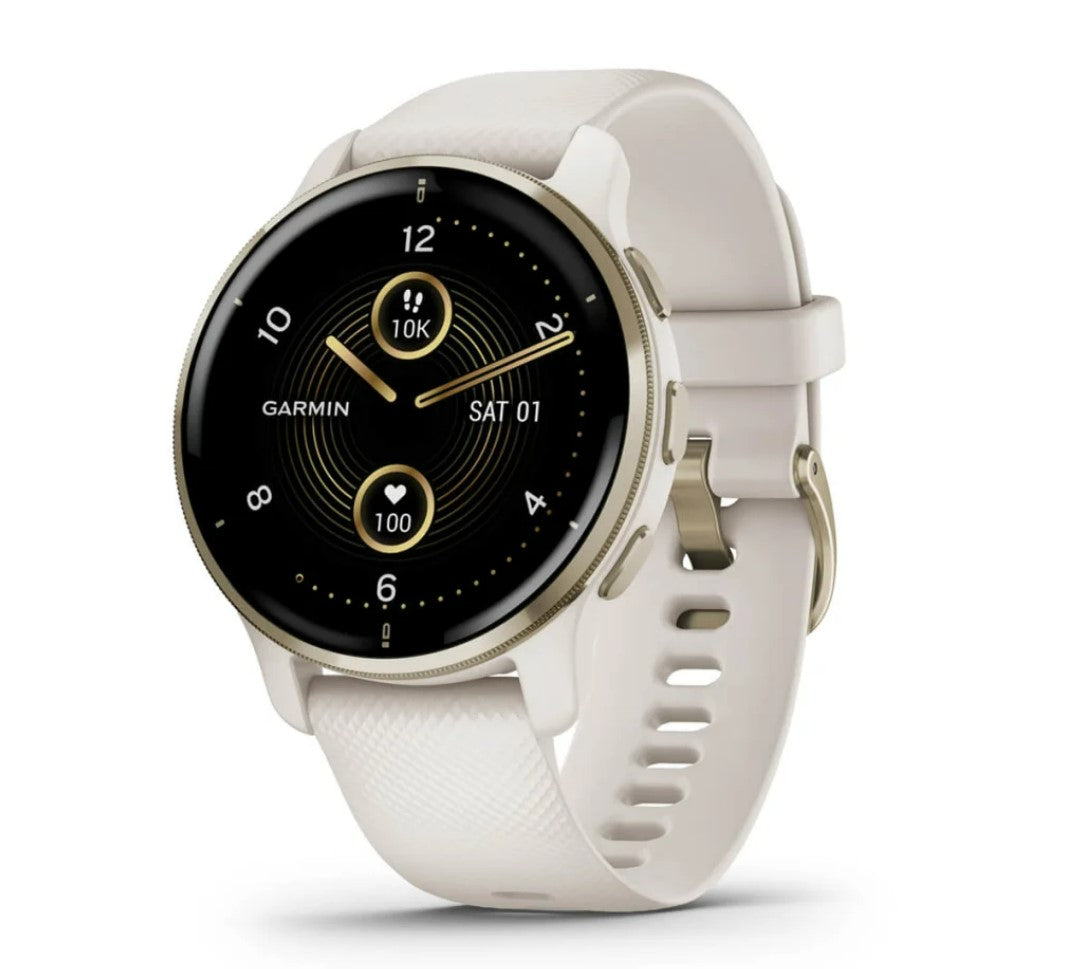 Garmin Venu 2 Plus Passivated GPS Smartwatch, Gold - Certified Refurbished