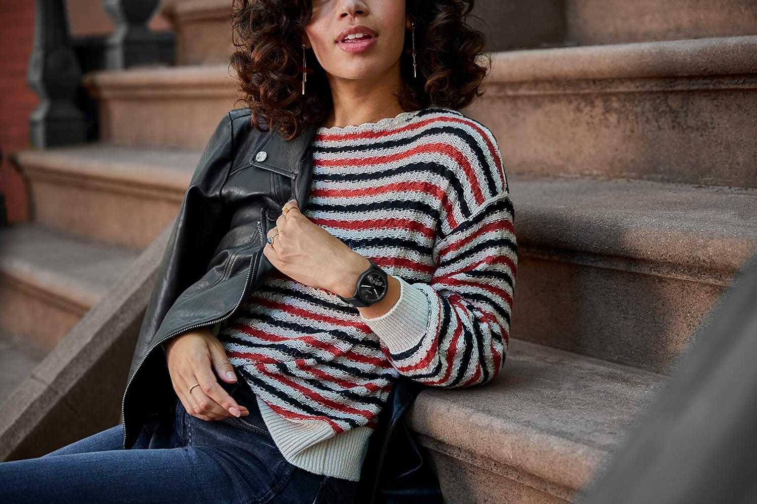 Garmin Vivomove Sport Touchscreen Smartwatch, Black - Certified Refurbished