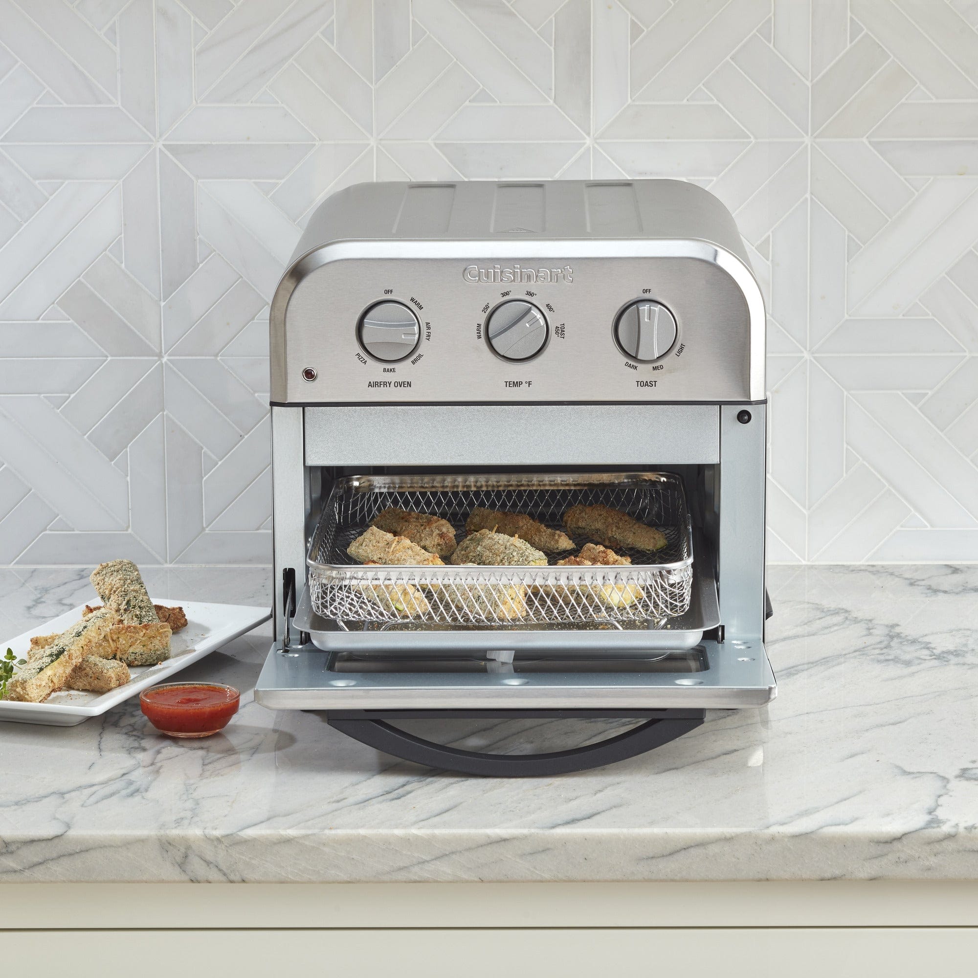 Cuisinart Compact Air Fryer Toaster Oven, Silver