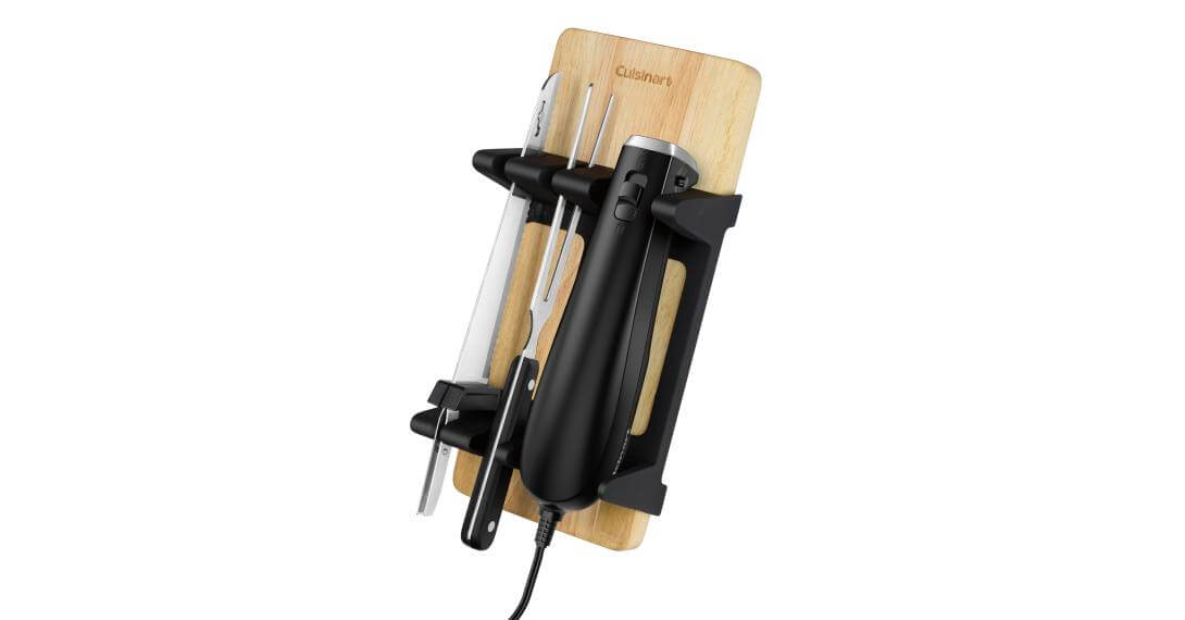 Cuisinart Electric Knife Set with Cutting Board, Black