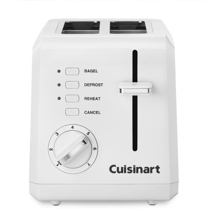Cuisinart 2 Slice Compact Plastic Toaster, White