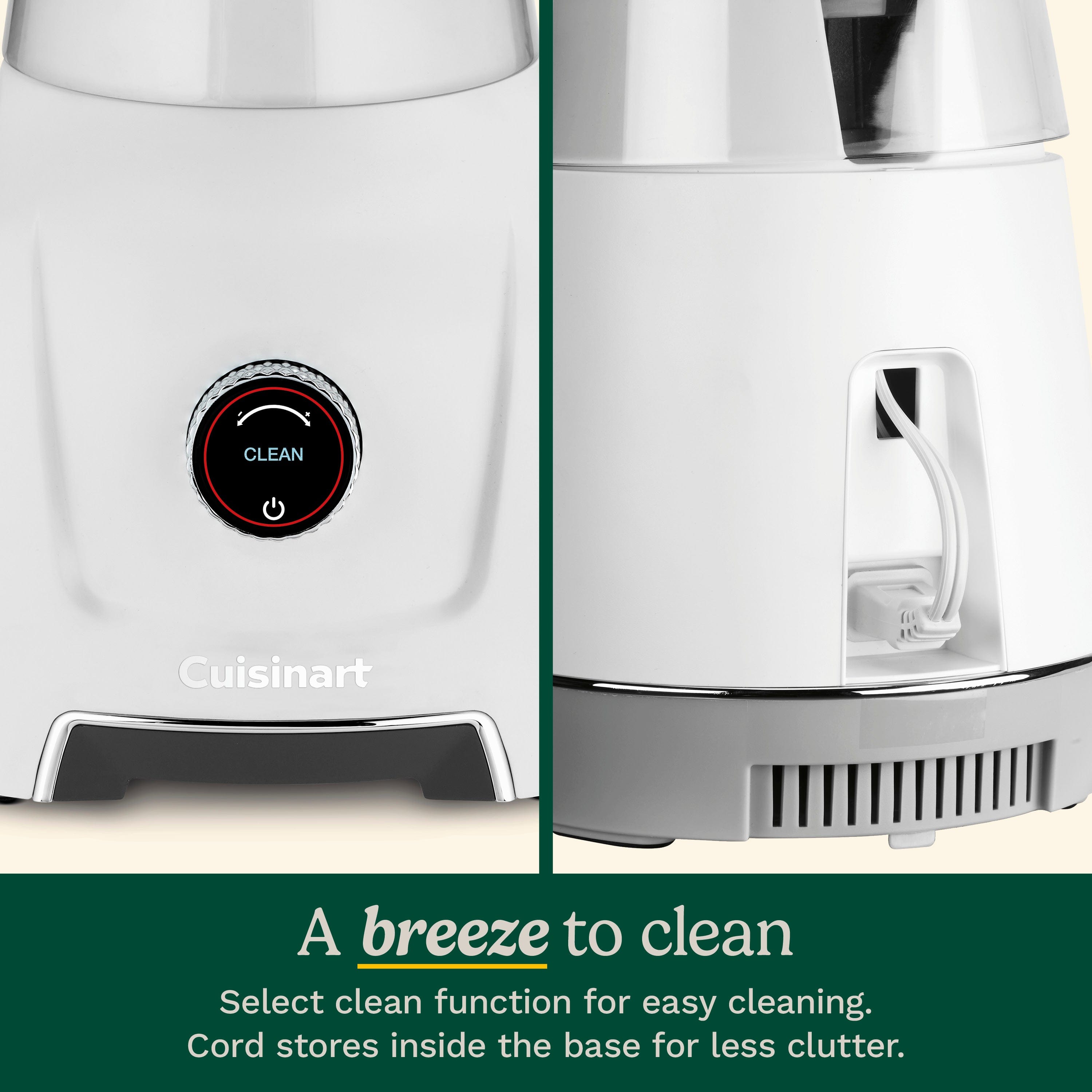 Cuisinart Hurricane® 48 oz Glass Jar Blender, white