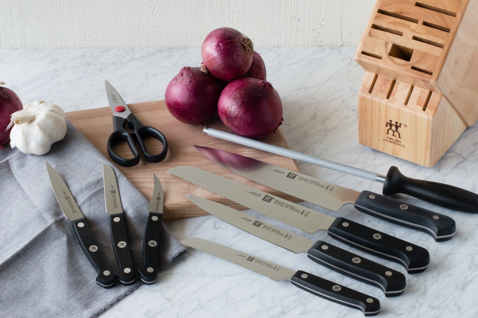 Zwilling Gourmet 10-pc Knife Block Set