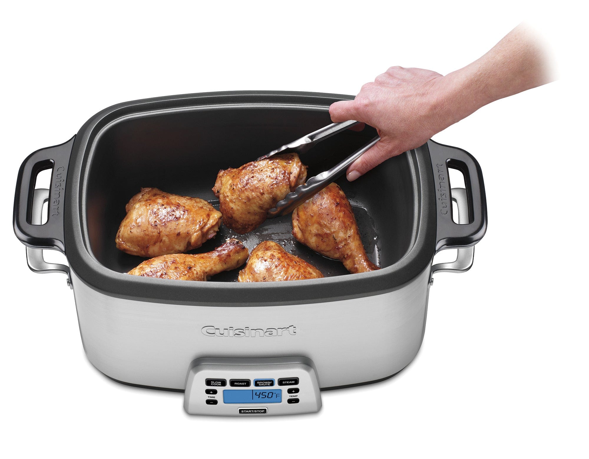 Cuisinart 7-Quart 4-in-1 Cook Central Multicooker, Silver