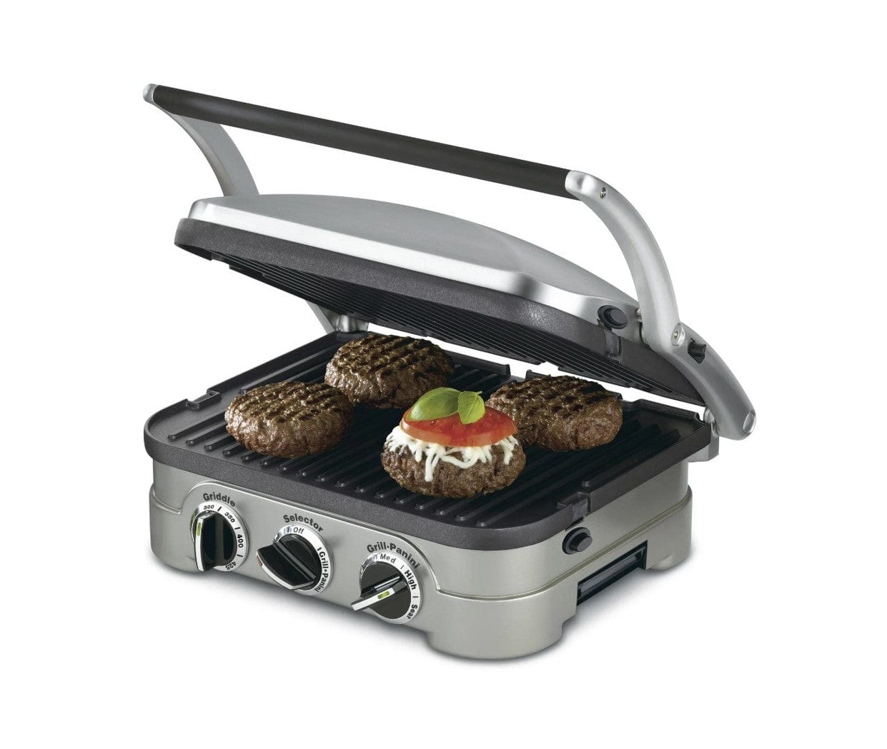 Cuisinart 5-in-1 Grill, Panini Press, Griddler - Certified Refurbished