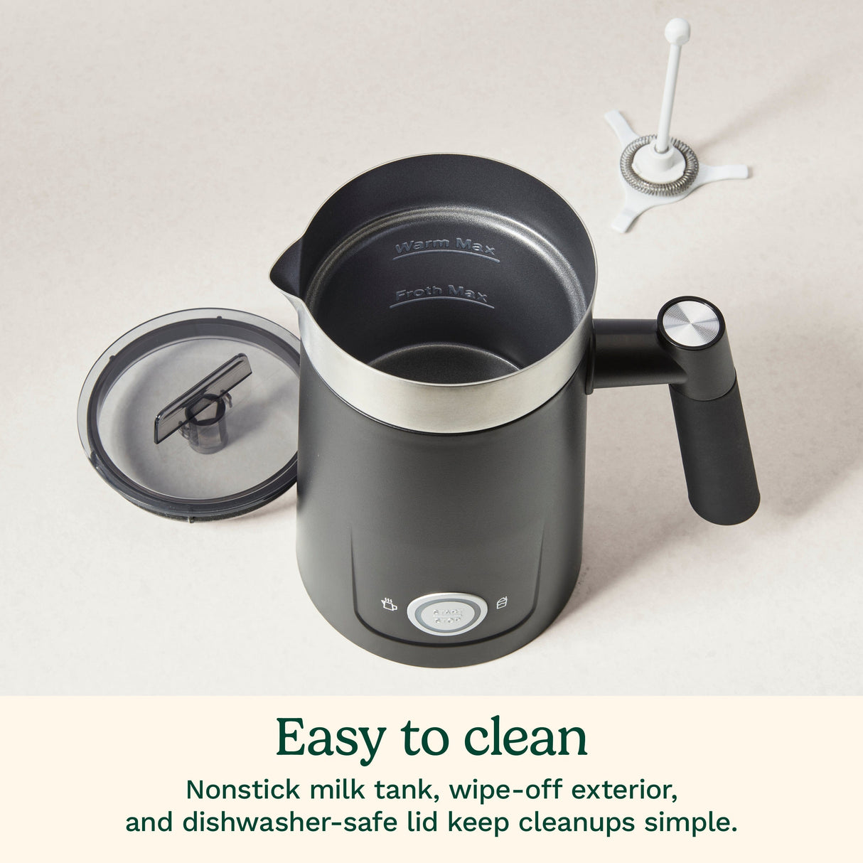 Cuisinart Hot/Cold Foam Milk Frother, Black