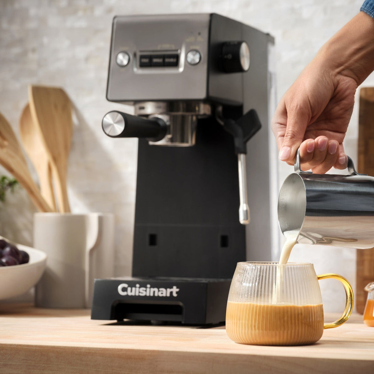 Cuisinart Espresso Bar™ Slim Espresso Machine, Black