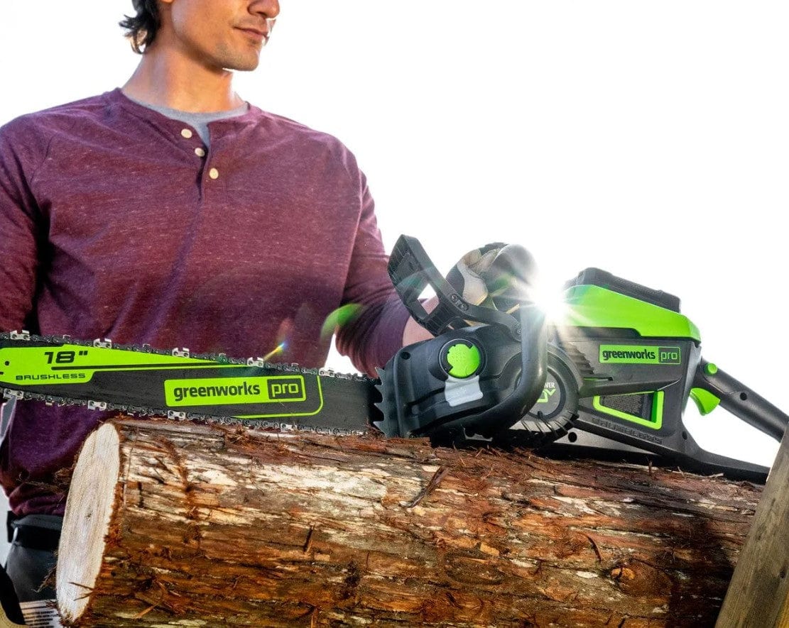 Greenworks X-Range 2.5KW Chainsaw Tool-Only