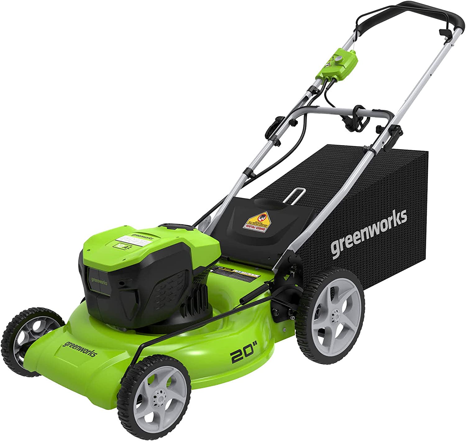 Greenworks GW2507602 12A 20" Brushed Mower MO12B00