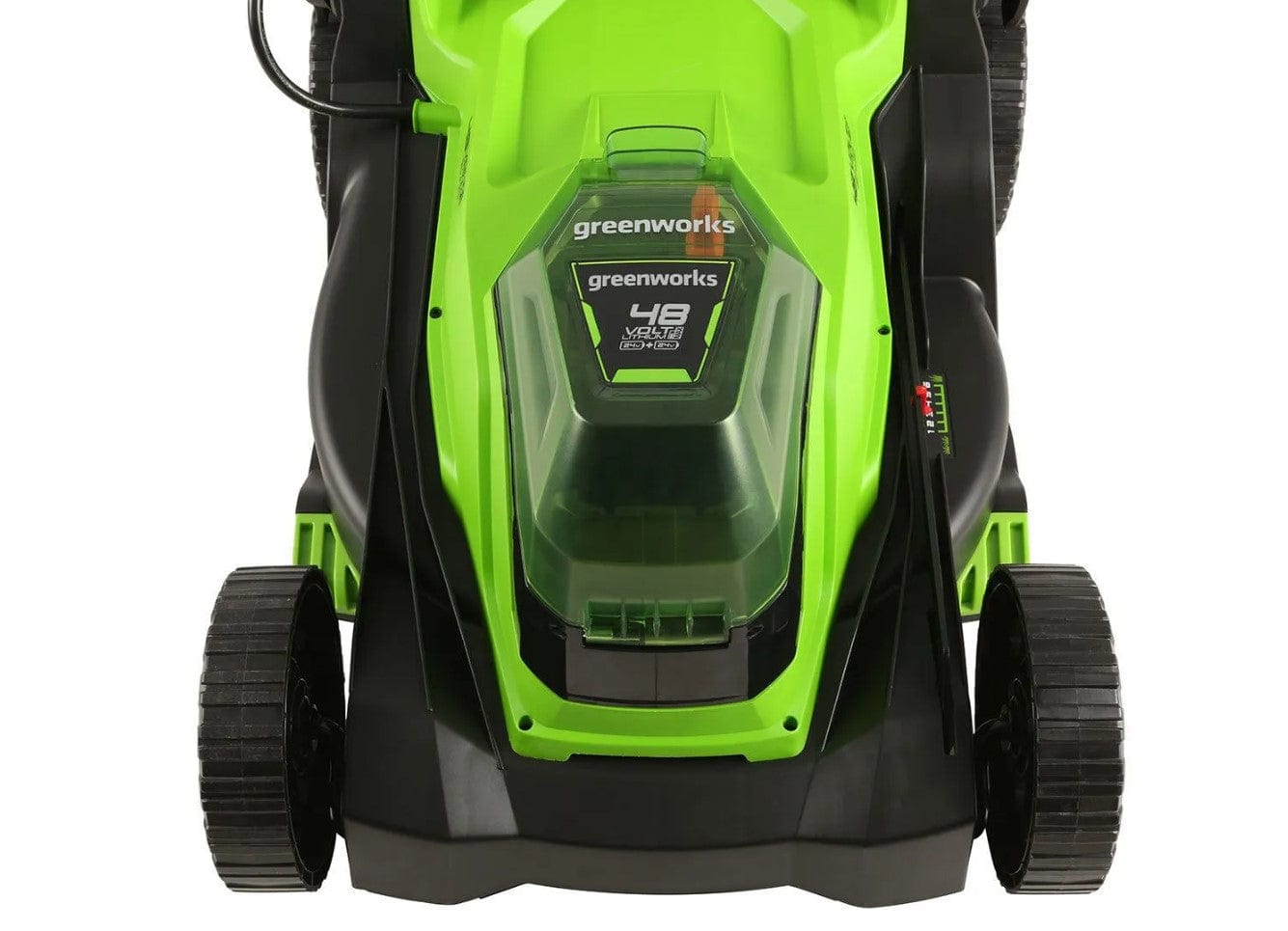 Greenworks Cordless Lawn Mower Kit 24V/48V 17" with 4AH USB Batteries 2526302AZ