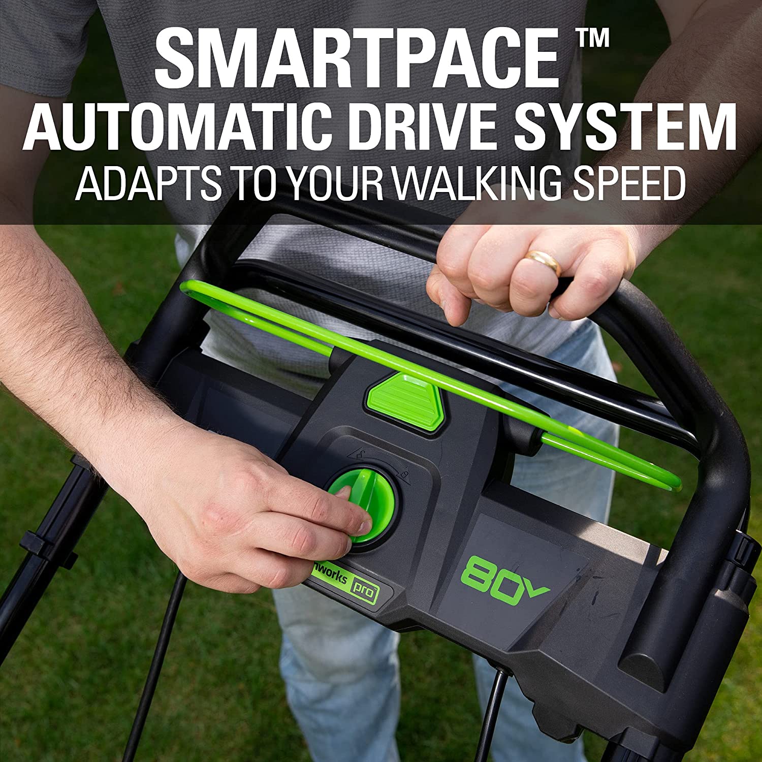 Greenworks Pro Electric Lawn Mower 80V 21" Brushless Self-Propelled