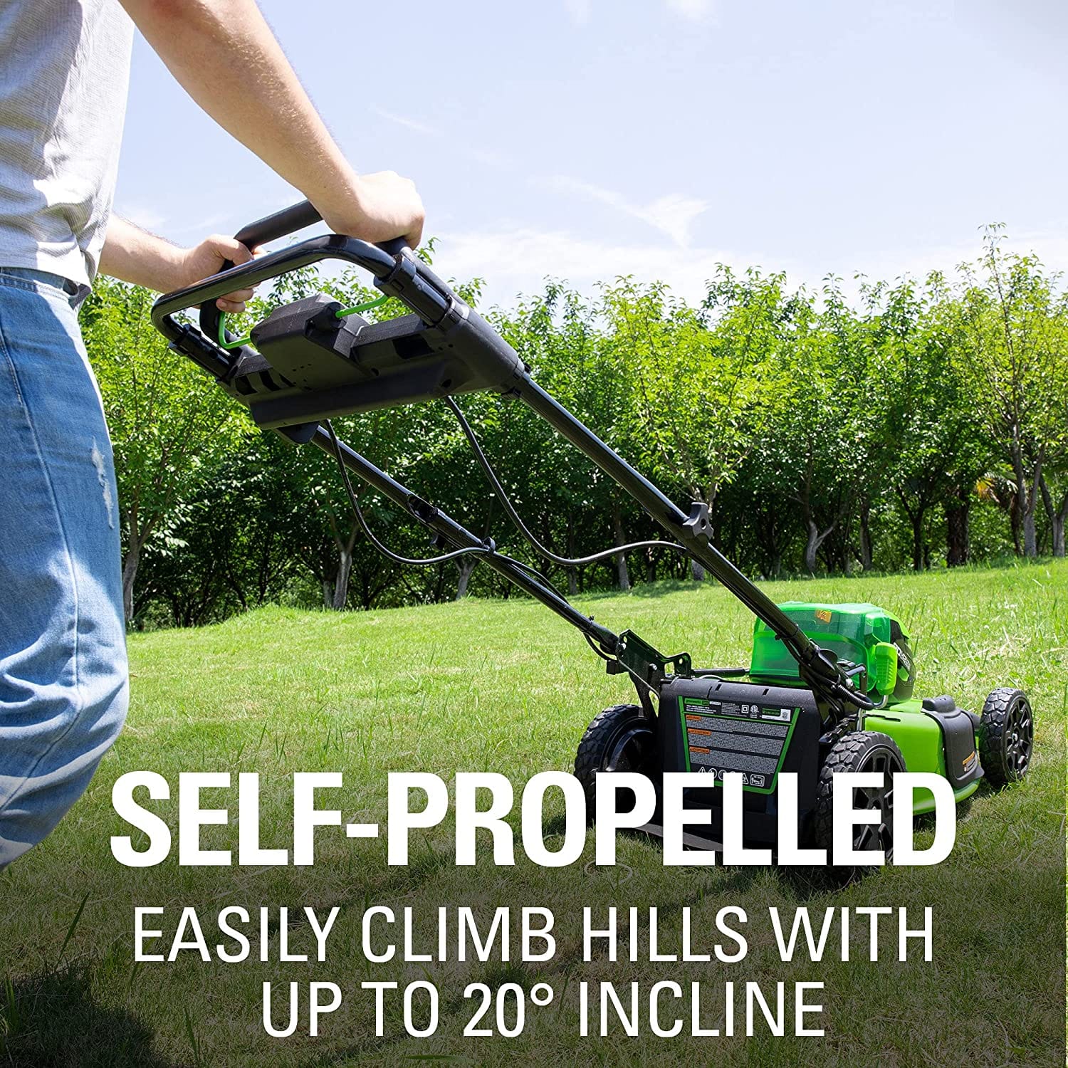 Greenworks Pro Electric Lawn Mower 80V 21" Brushless Self-Propelled