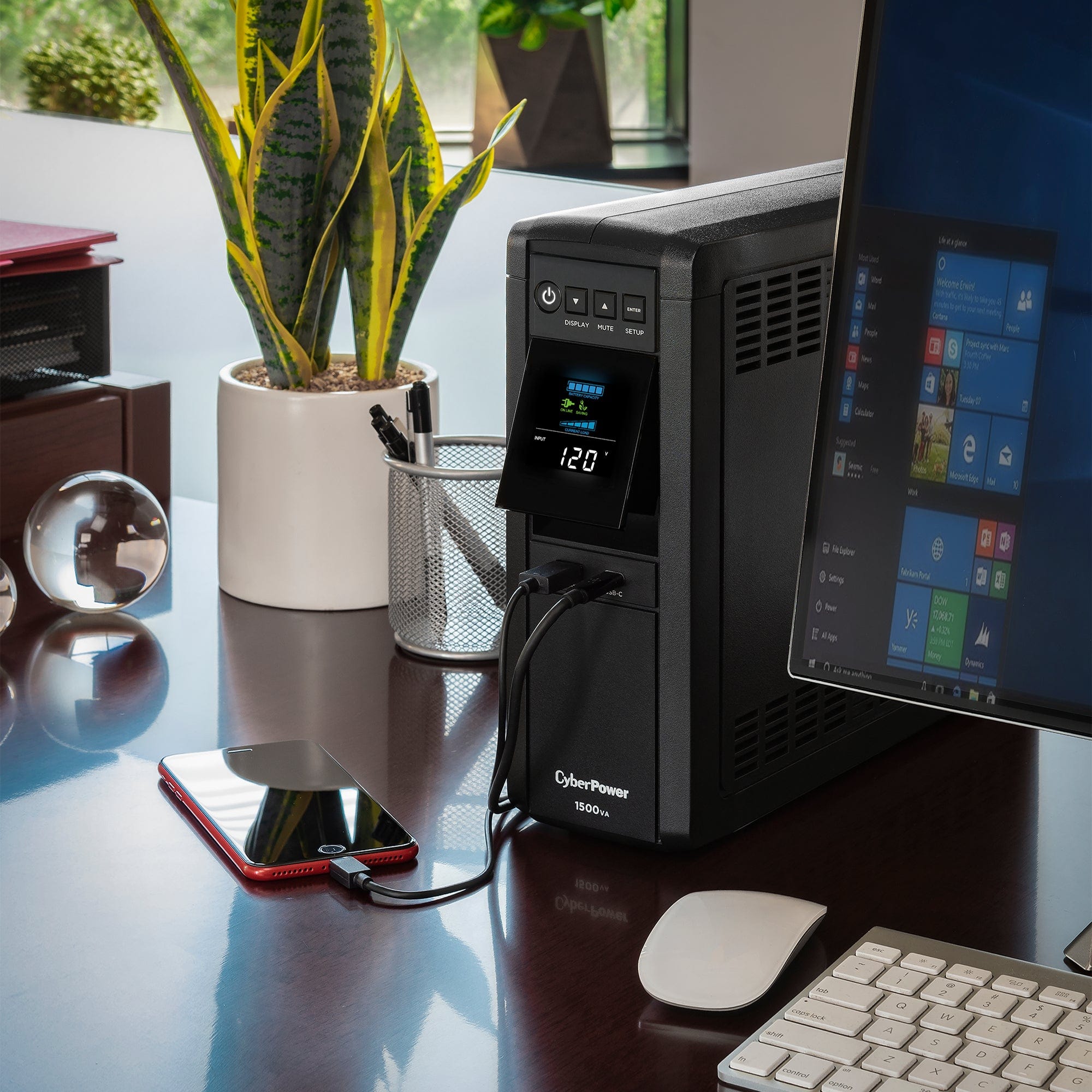 CyberPower Gaming 1500VA Sine Wave LCD UPS - Certified Refurbished