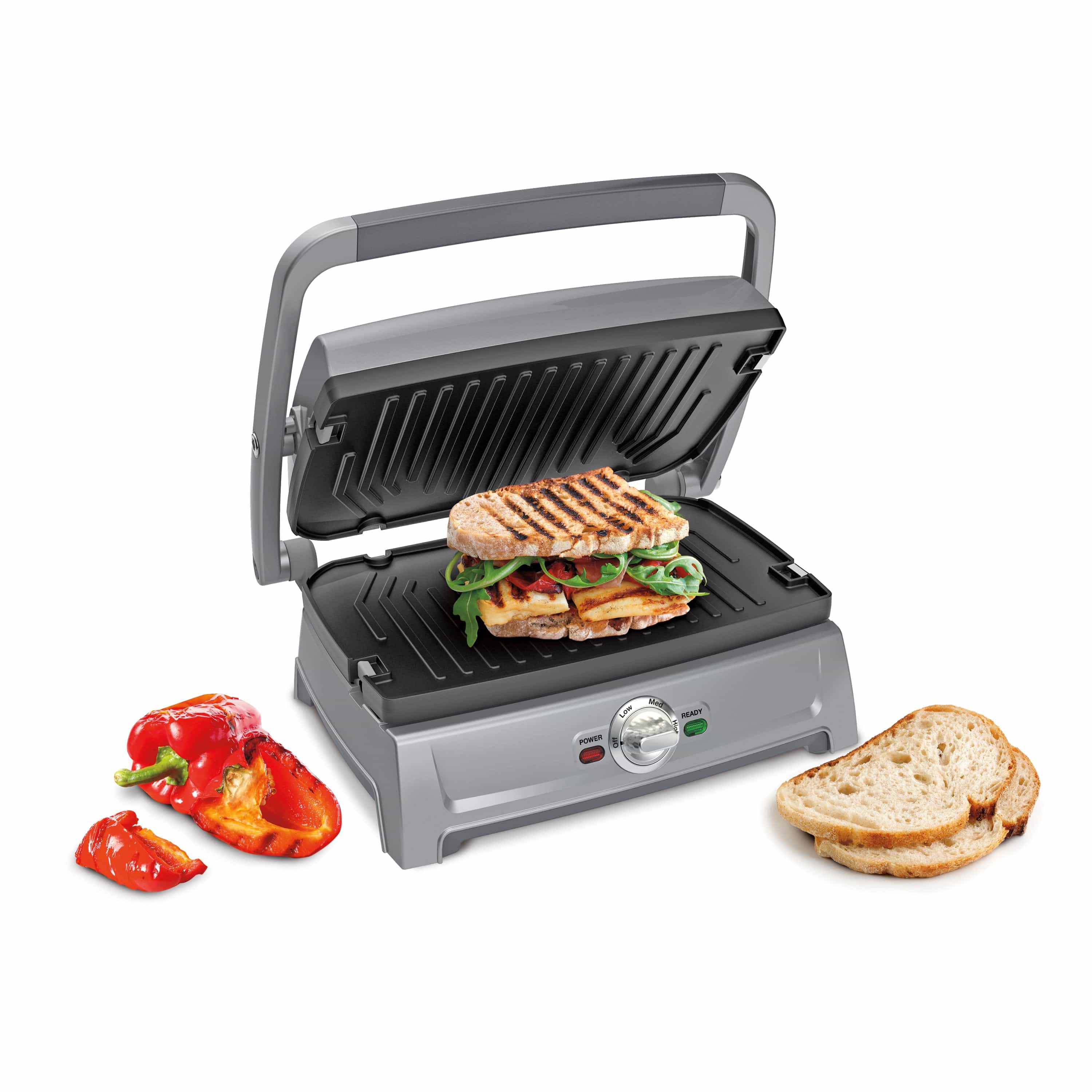 Cuisinart Griddler® Compact Indoor Grill, Griddle, and Panini Press, Black