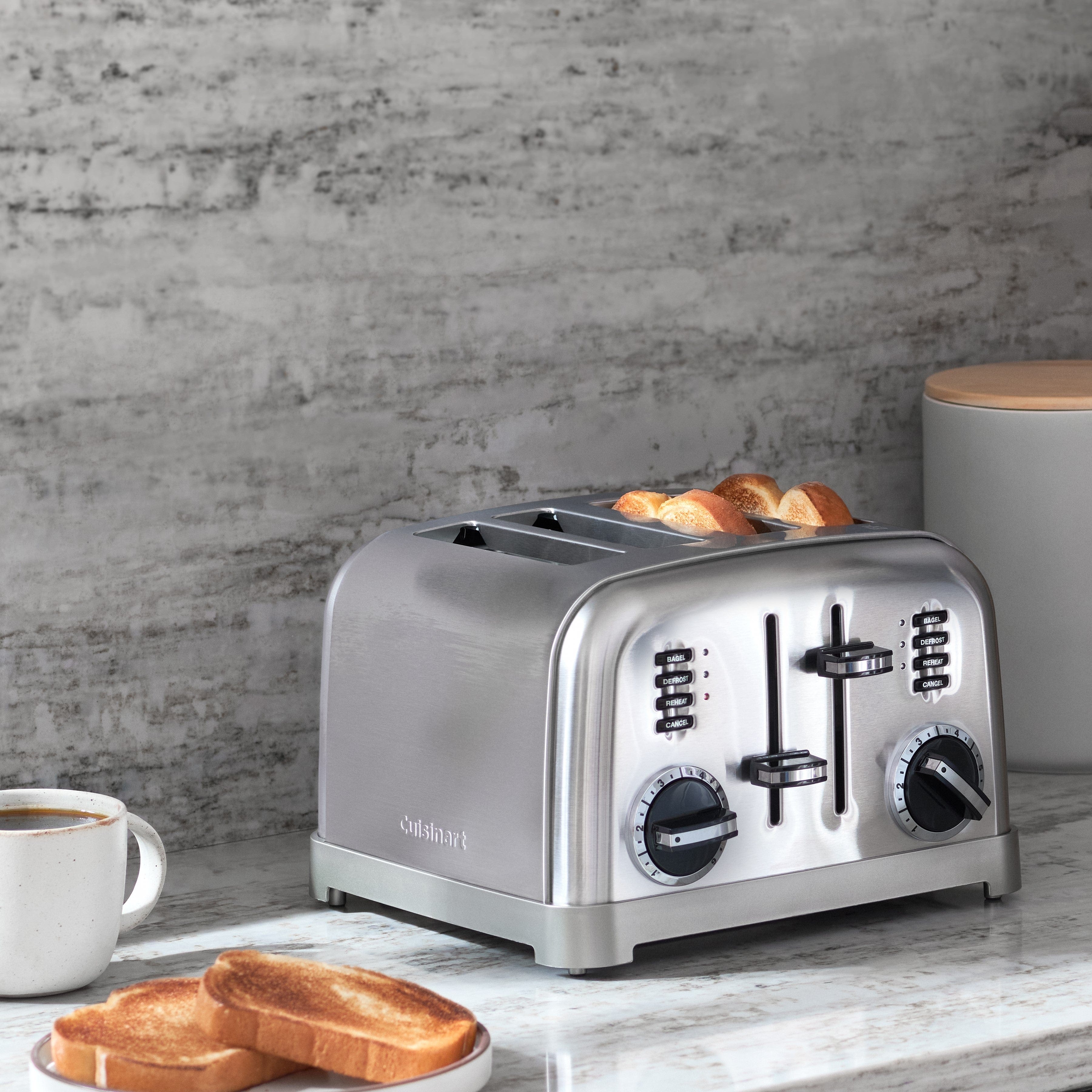 Cuisinart 4 Slice Metal Classic Toaster, Silver