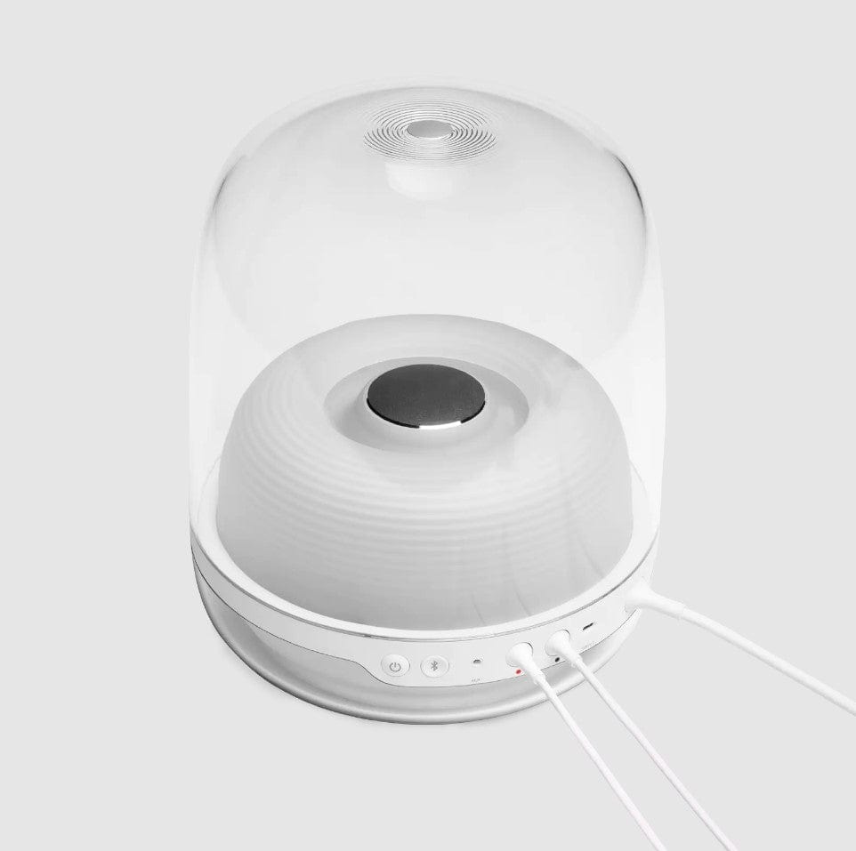 Harman Kardon SoundSticks 4 Bluetooth Wireless 2.1 Speaker System, White - Certified Refurbished