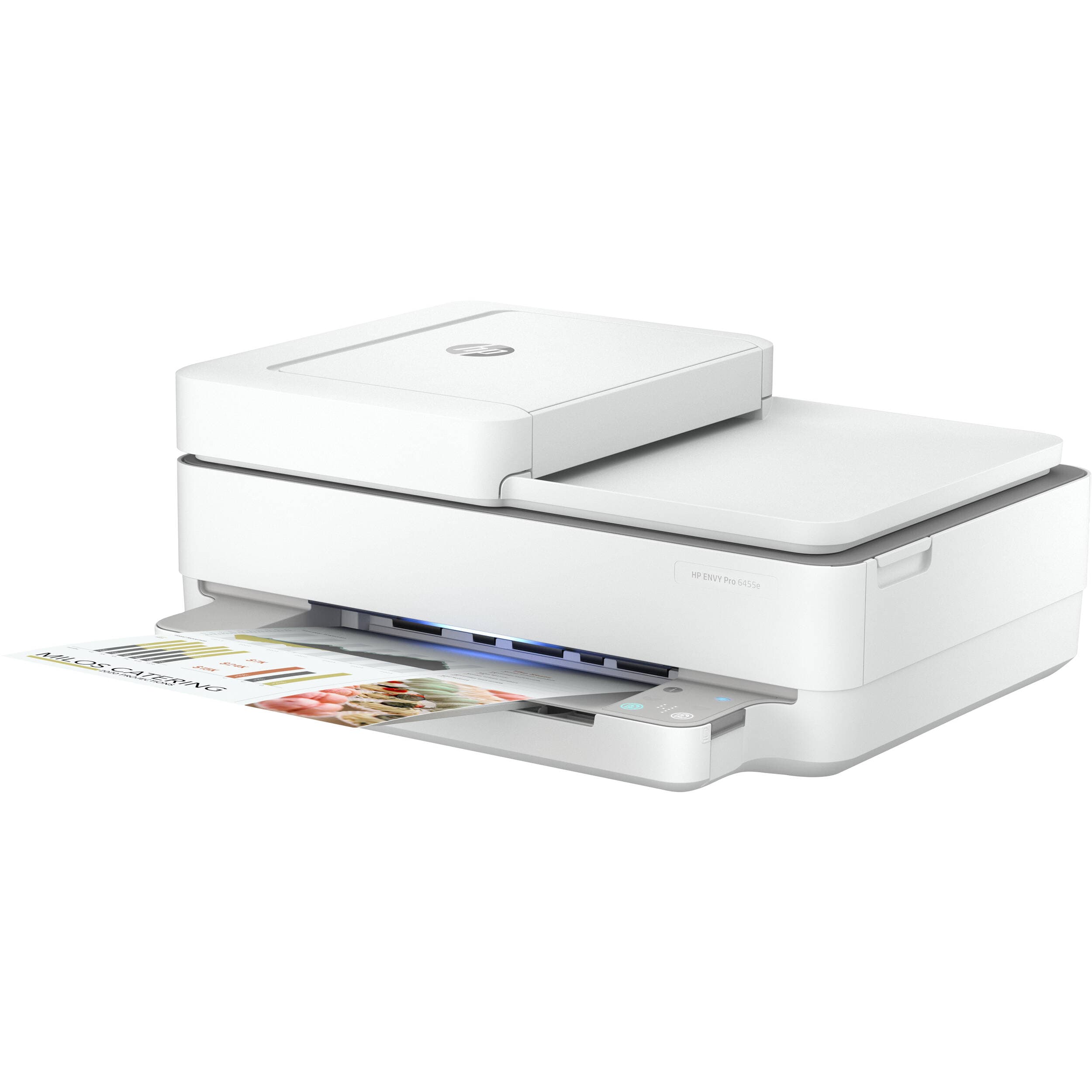 HP Envy Pro 6455e All-in-One Printer, White - Certified Refurbished