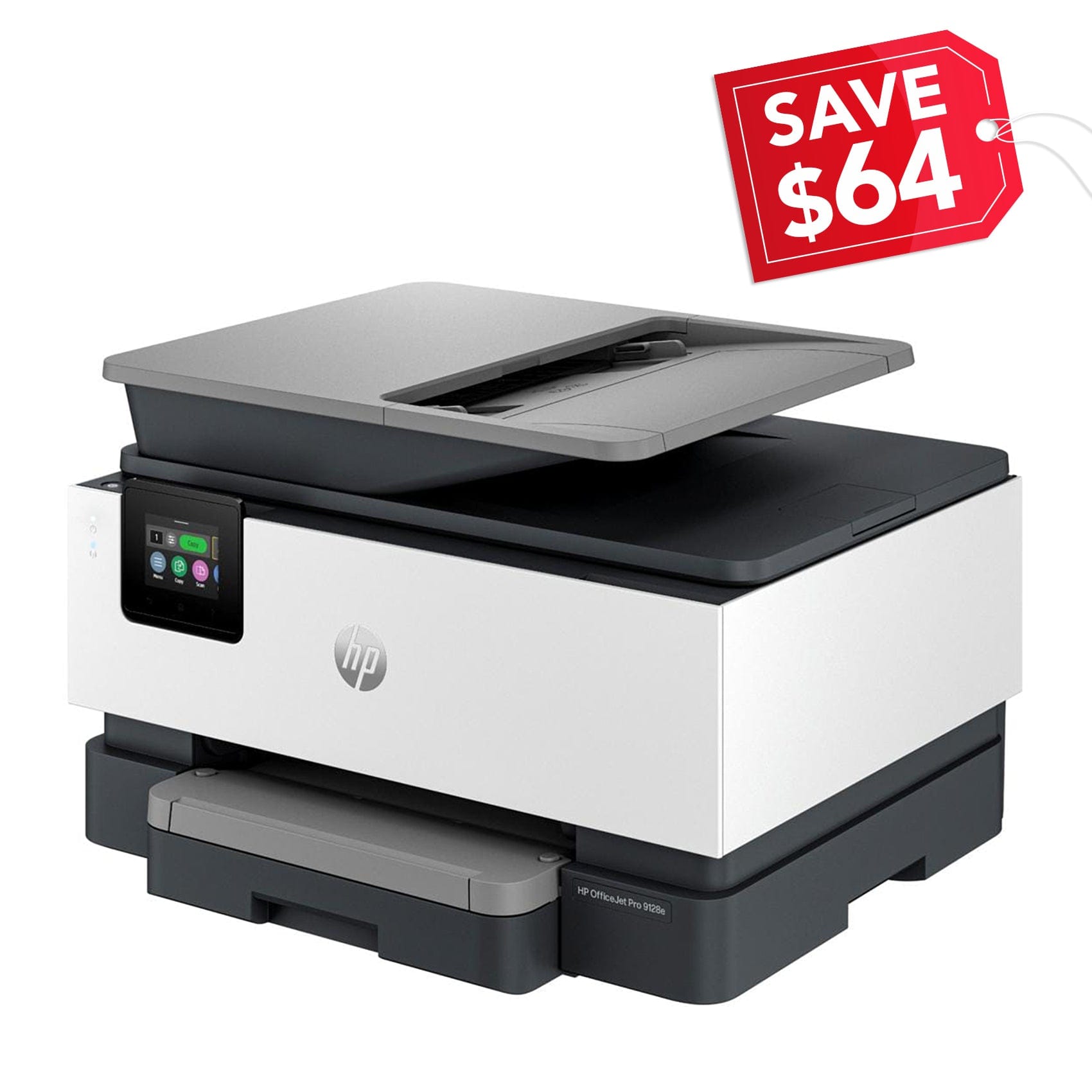HP OfficeJet Pro 9128e Touchscreen All-in-One Wireless Color Inkjet Printer - Certified Refurbished