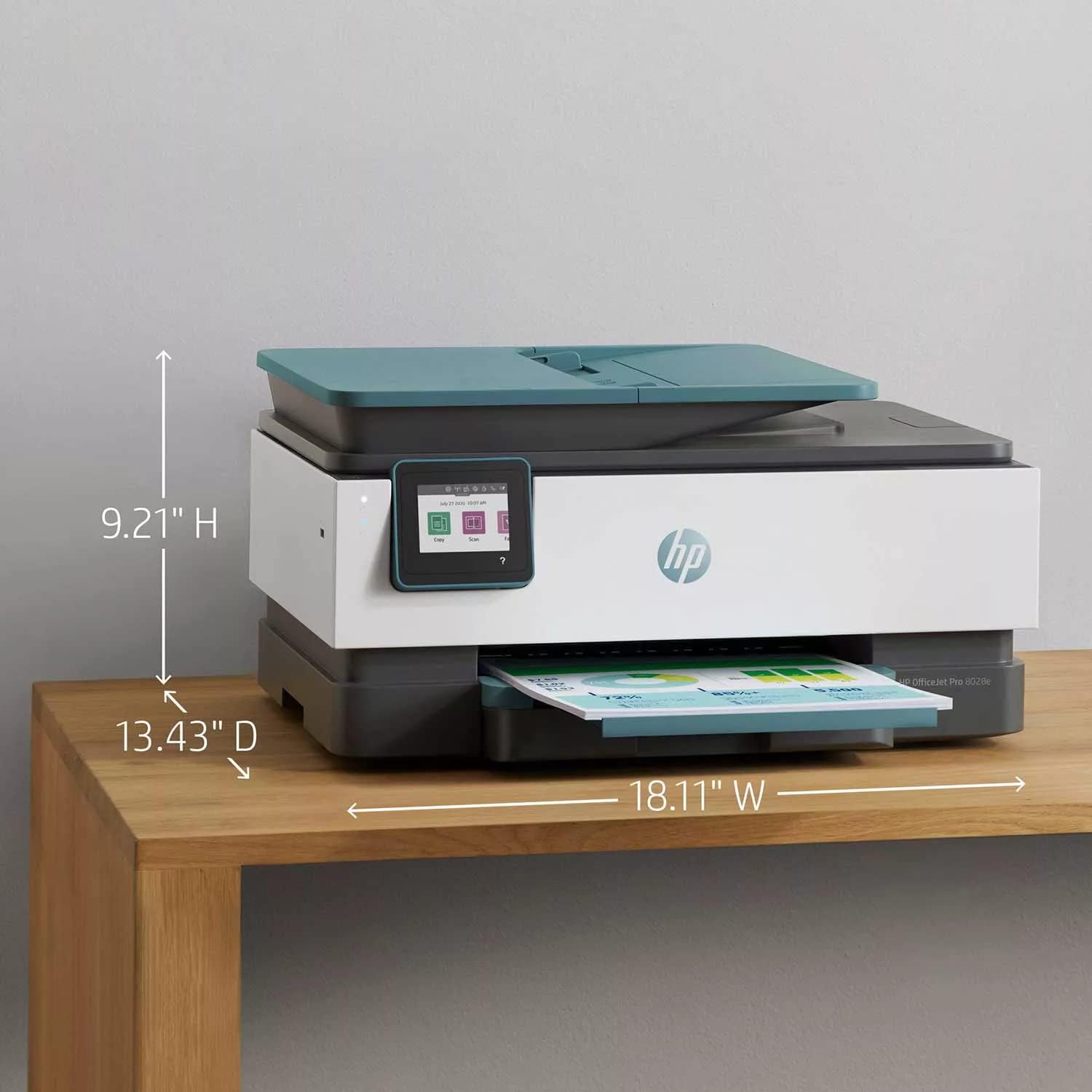 HP HP-OJPRO8028E-RB OfficeJet Pro 8028e All-in-One Wireless Color Inkjet Printer - Certified Refurbished
